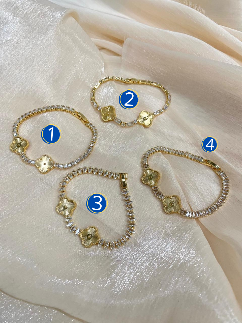 Pulseras Doradas M18 Oro Laminado 03/03/26