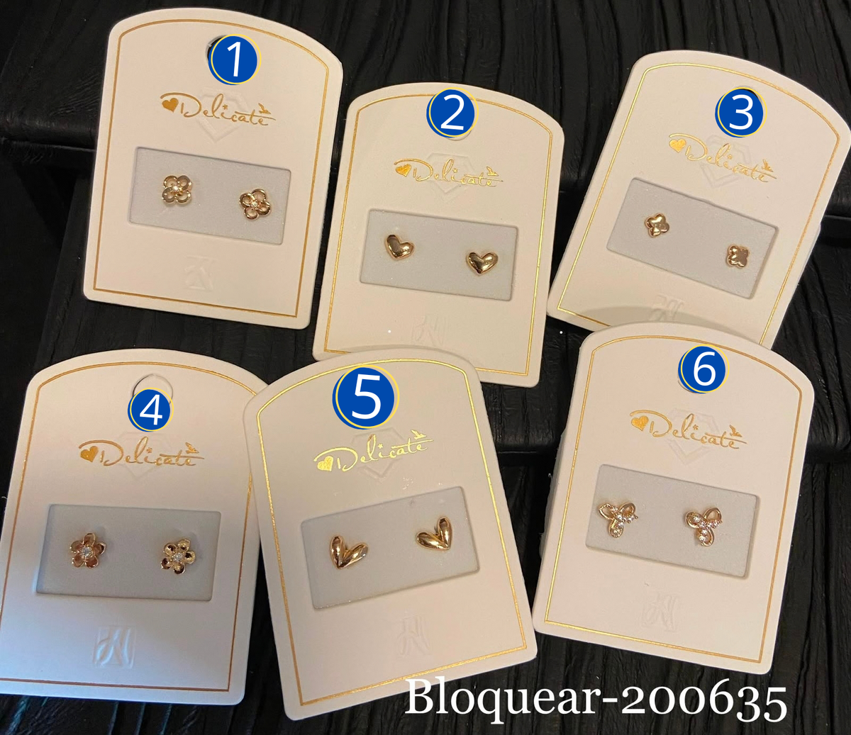 [26/SEPTIEMBRE/26] Broqueles Dorados M3 Oro Laminado