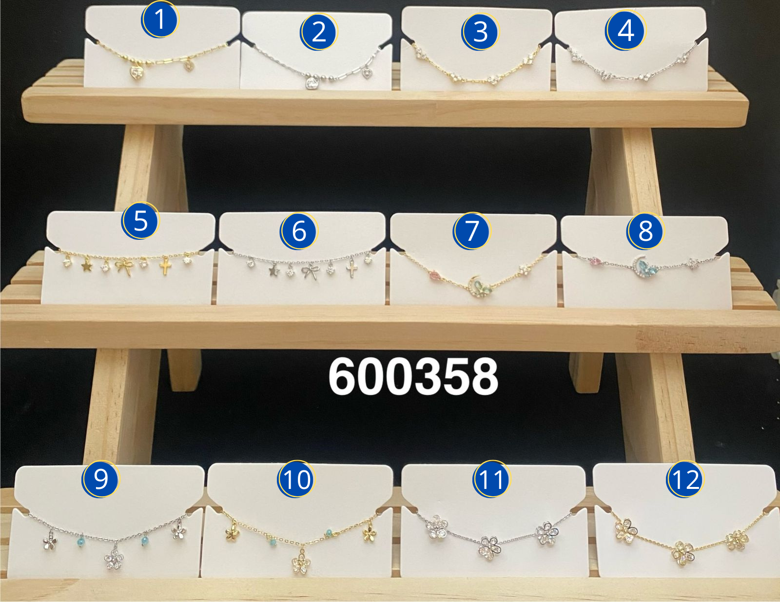 Pulseras Doradas Ansheli M9 Oro Laminado