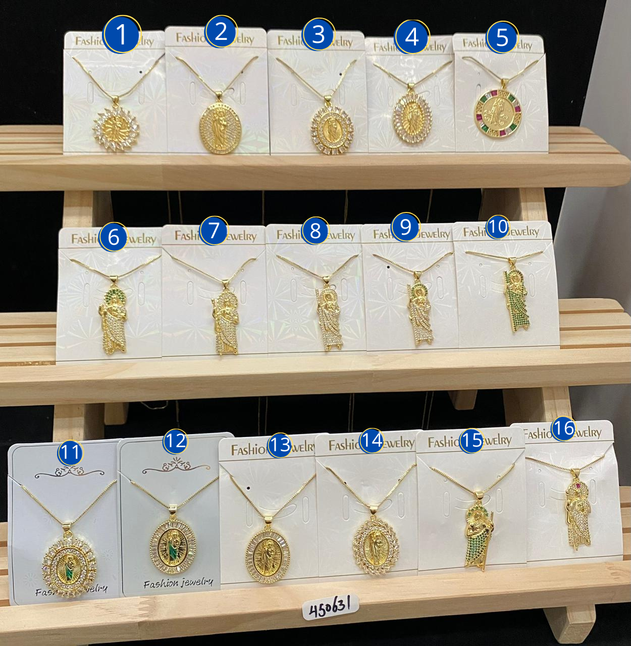 COLLARES RELIGISOS DORADOS M4 - Oro Laminado