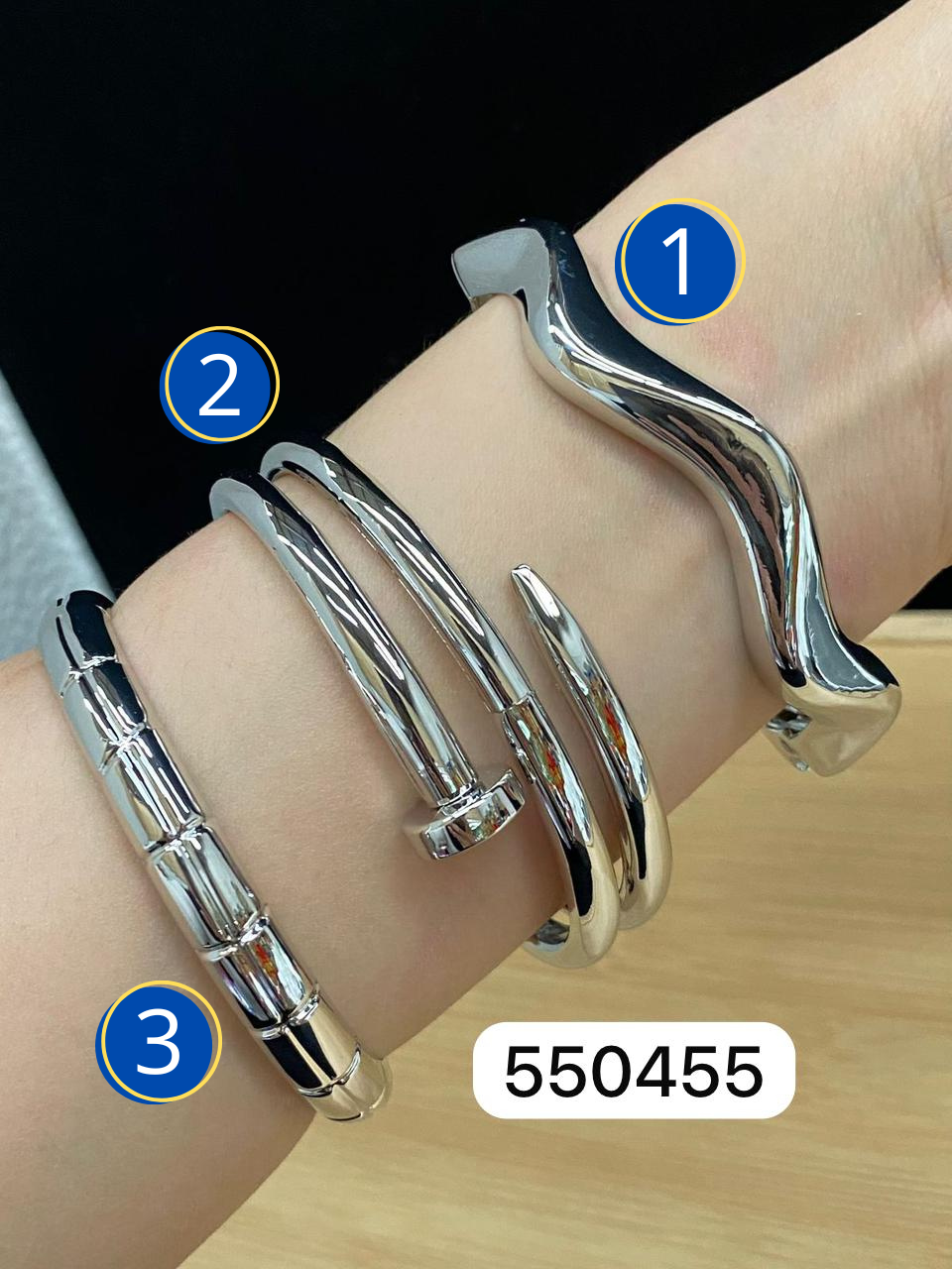 Pulsera M3 ACERO INOXIDABLE