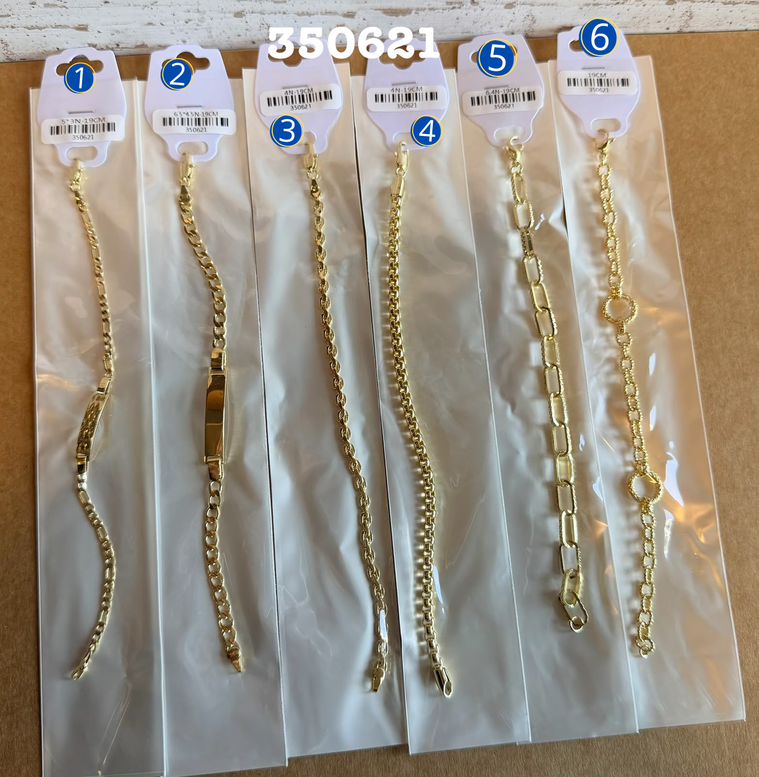 [01/AGOSTO/26] Pulseras Dorados M20 Oro Laminado