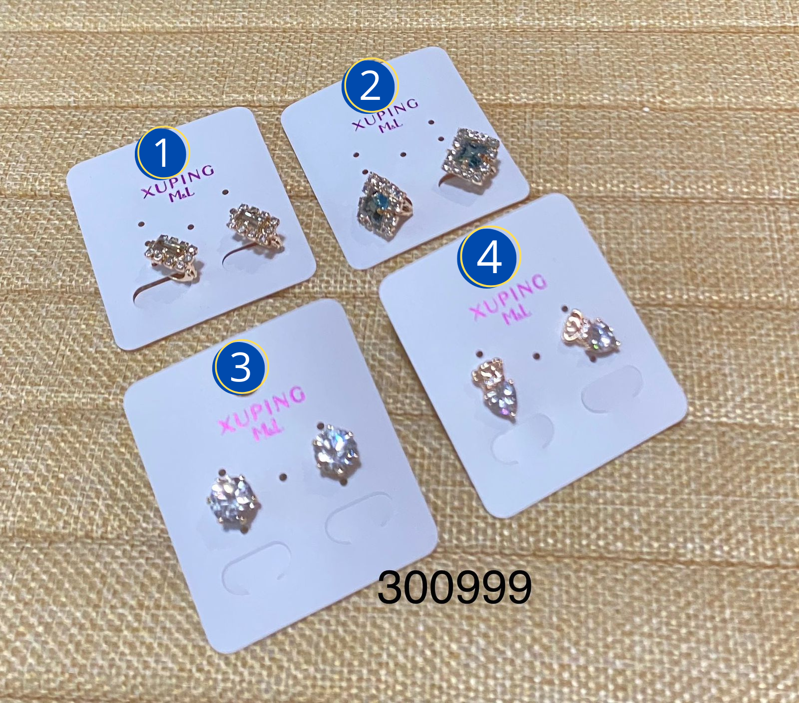 Aretes Xuping Dorados M5 Oro Laminado