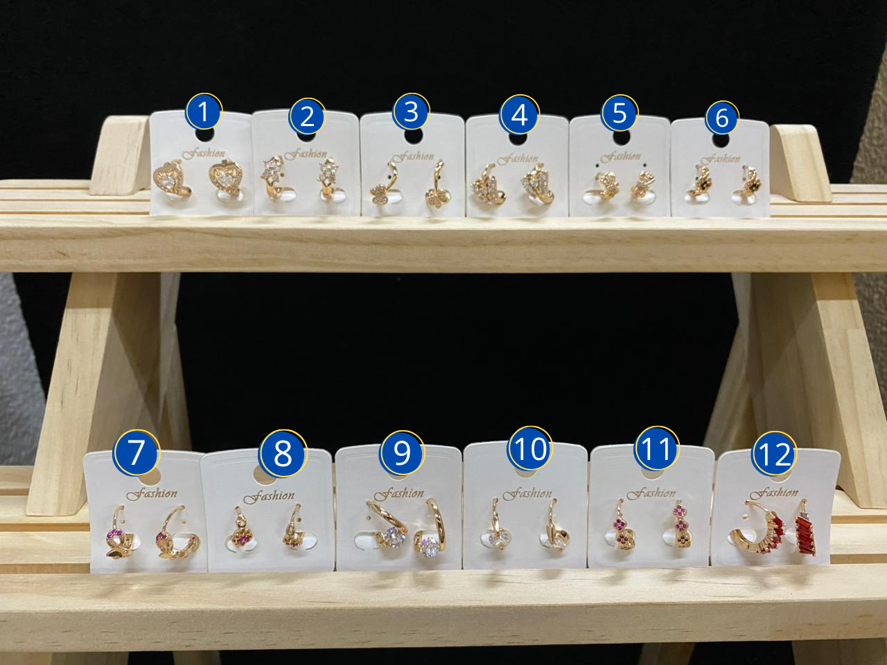 Aretes Huggies M19 ORO LAMINADO