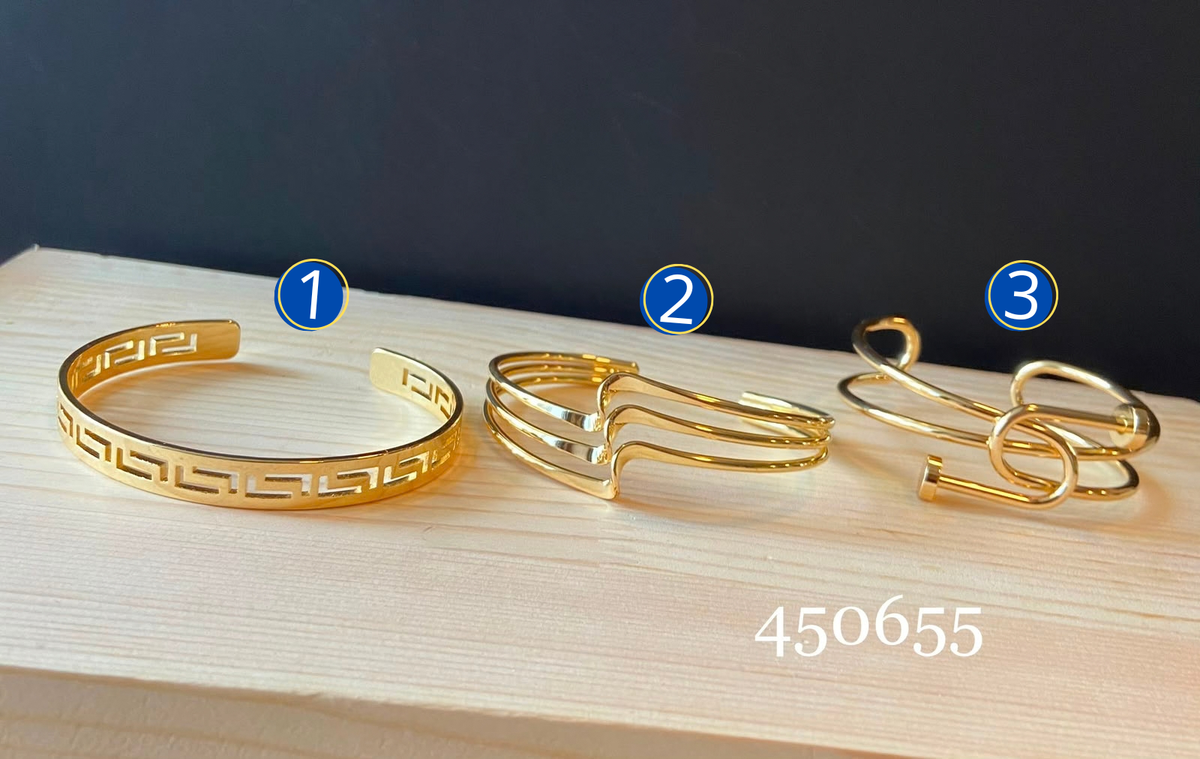 [12/SEPTIEMBRE/26] Brazalete Dorado M5 Oro Laminado