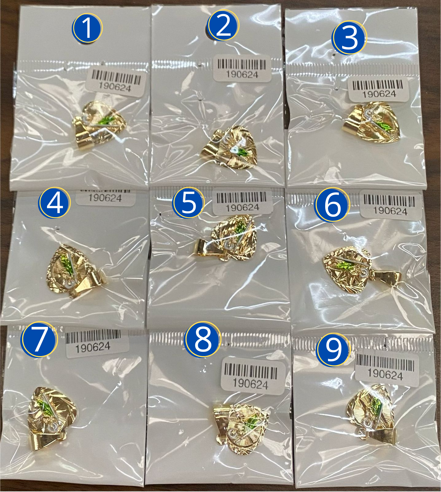 DIJE Dorado Religioso de San Judas Tadeo M9 ORO LAMINADO