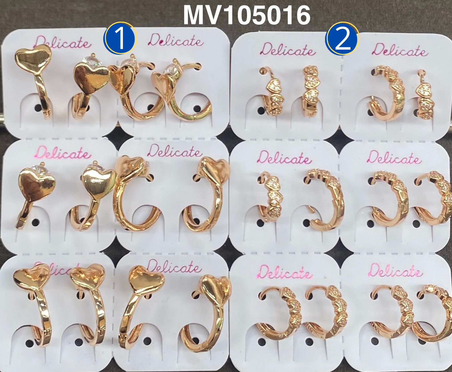 Aretes Huggies Dorados M27 Oro Laminado 11/02/26