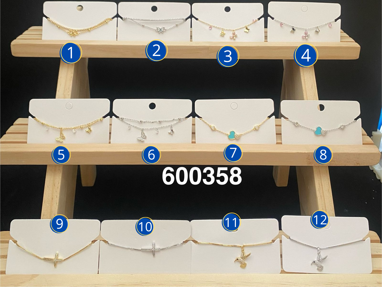 Pulseras Doradas Ansheli M10 Oro Laminado