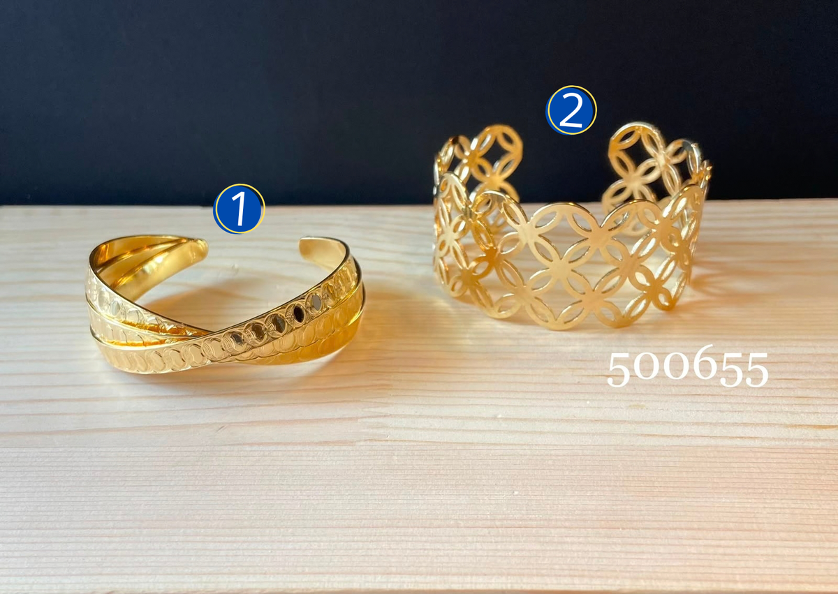 [12/SEPTIEMBRE/26] Brazalete Dorado M6 Oro Laminado