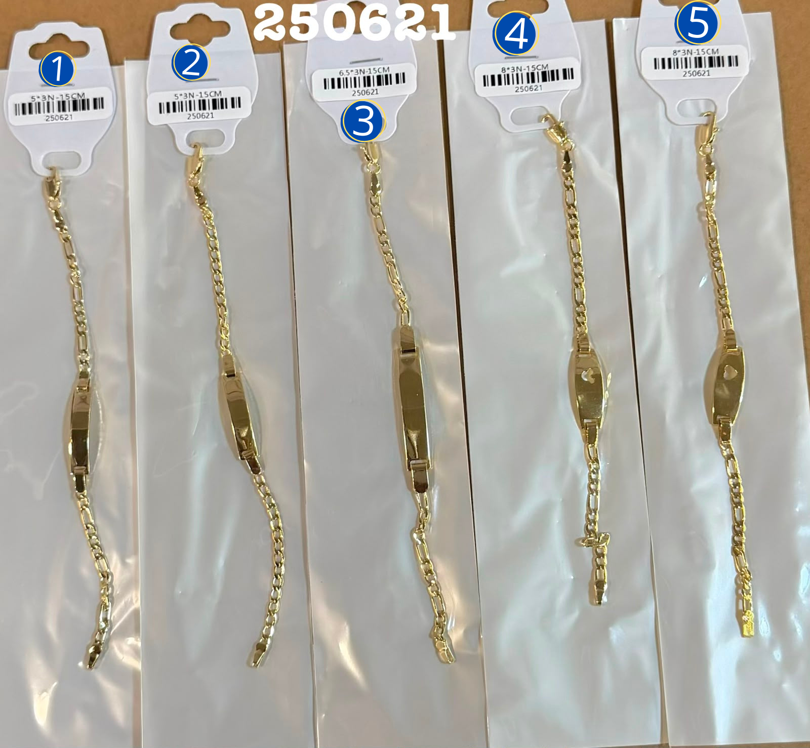 [01/AGOSTO/26] Pulseras Doradas M11 Oro Laminado