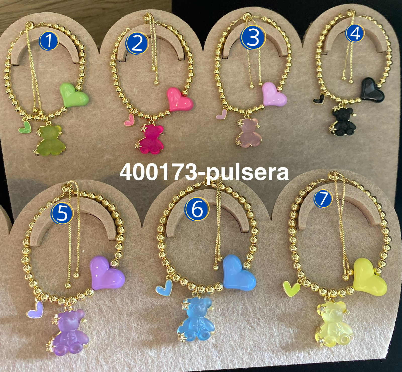Pulsera Dorada con Dije M4 Oro Laminado