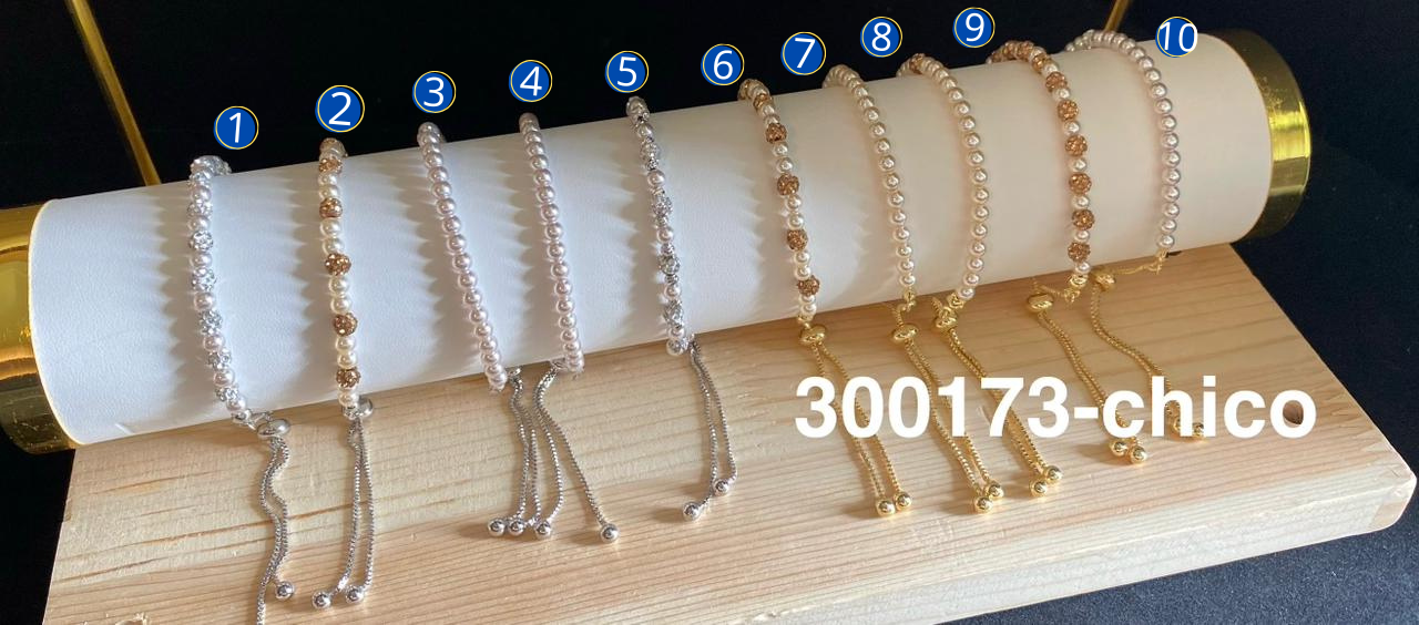 Pulseras Doradas M2 Oro Laminado