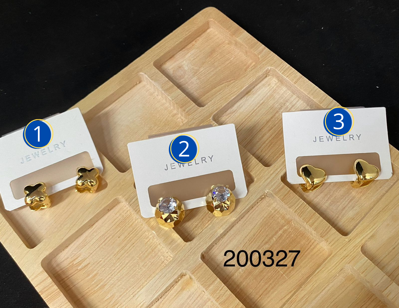 ARETES M6 ORO LAMINADO