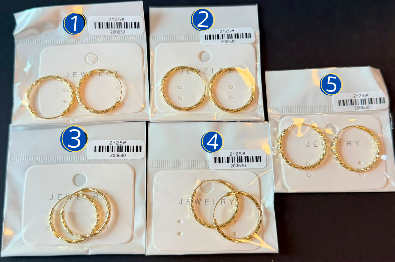 [01/AGOSTO/26] Arracadas Doradas M7 Oro Laminado