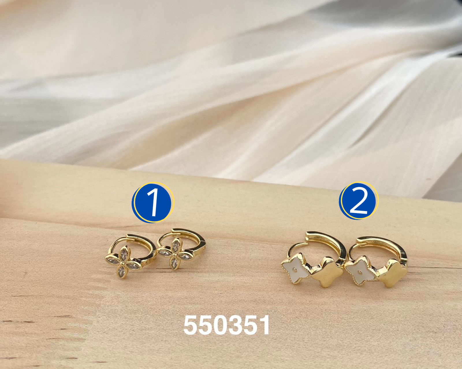 Aretes Dorados M1 Oro Laminado 03/03/26