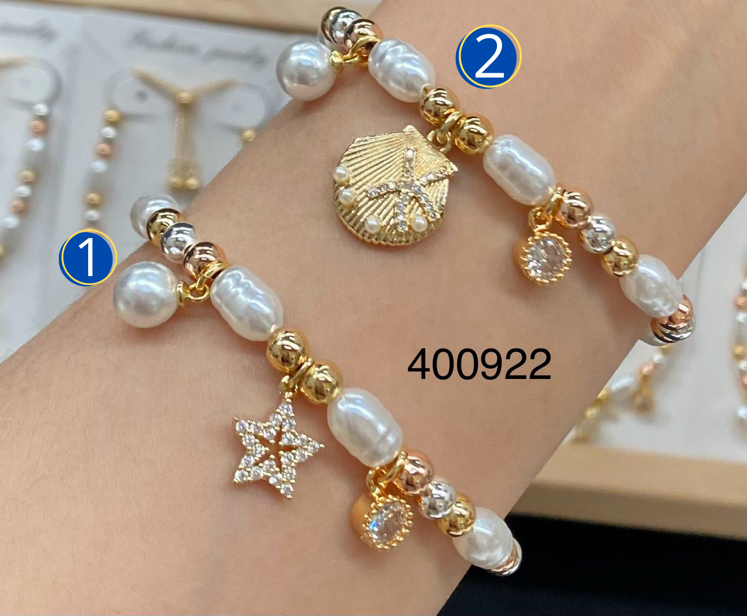 Pulsera Dorada con Dije M11 Oro Laminado