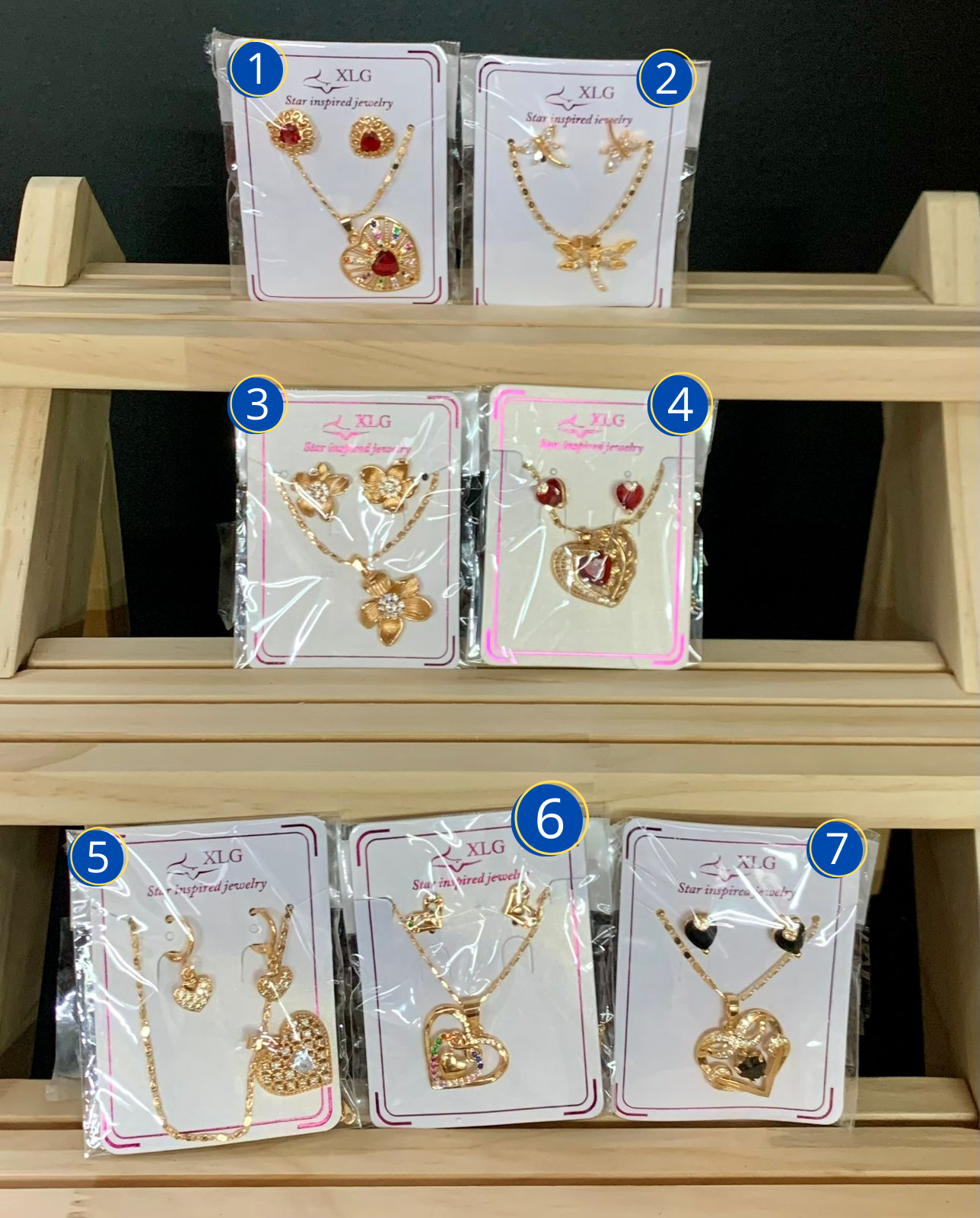 Conjuntos dorados M8 ORO LAMINADO