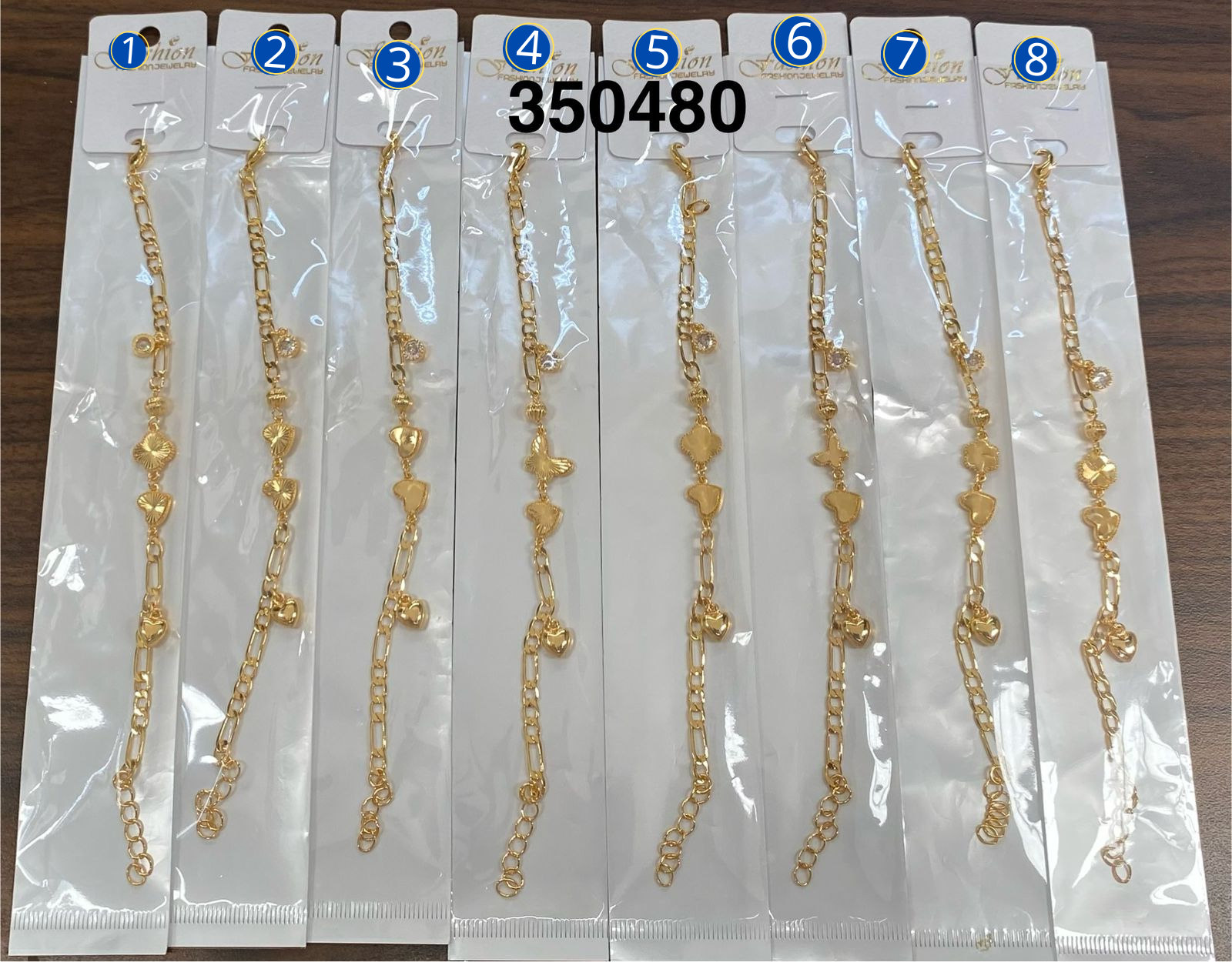 Pulsera Dorada M7 Oro Laminado