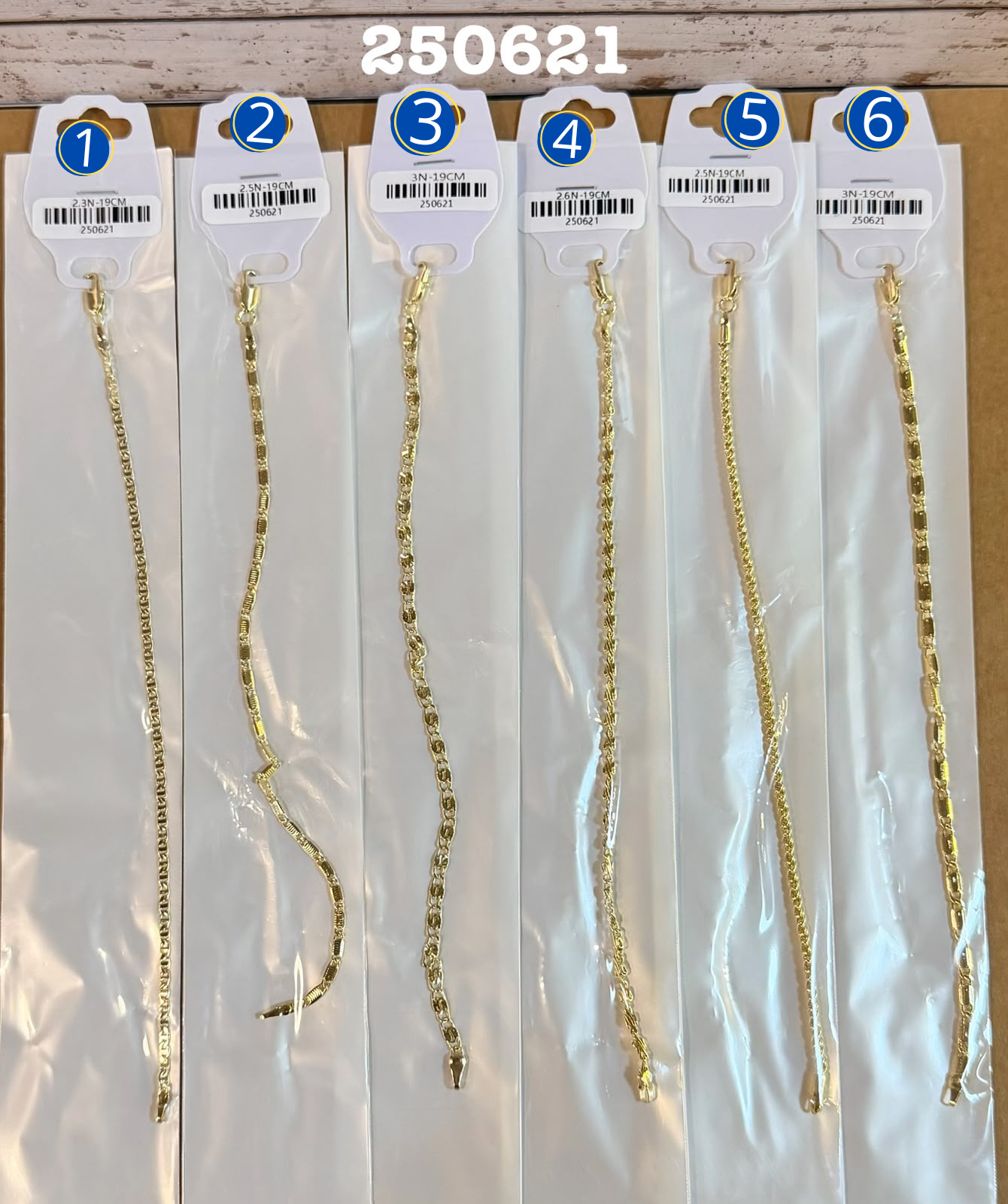 [01/AGOSTO/26] Pulseras Doradas M7 Oro Laminado