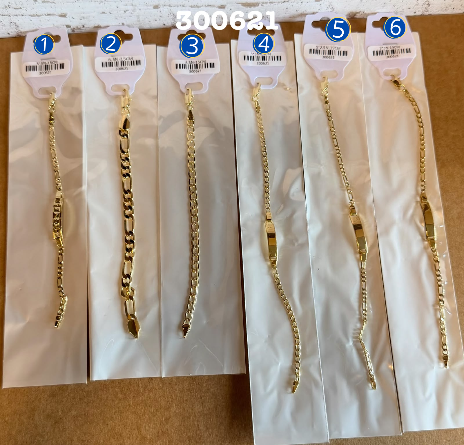 [01/AGOSTO/26] Pulseras Doradas M15 Oro Laminado