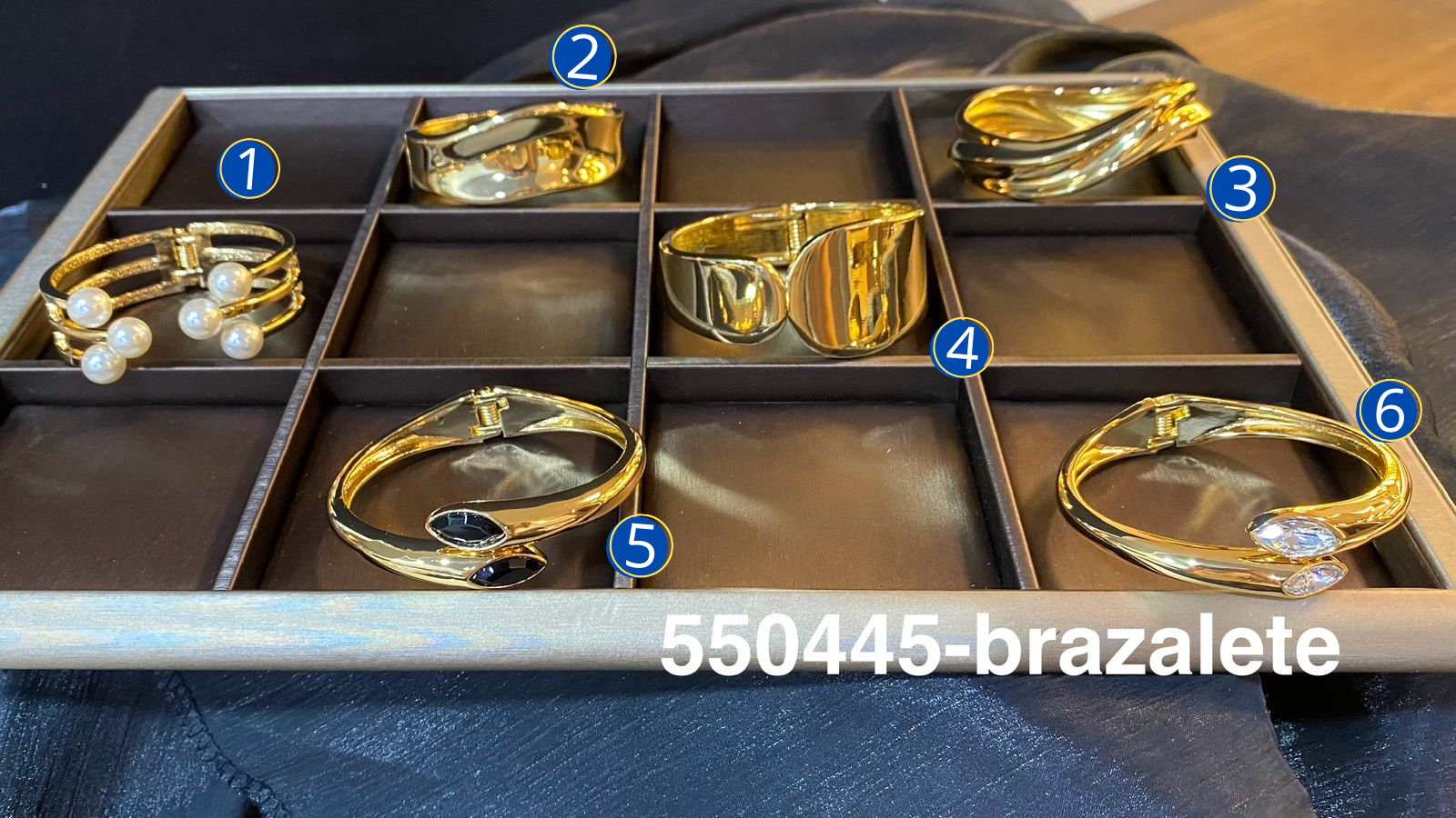 Brazaletes Dorados M3 Oro Laminado