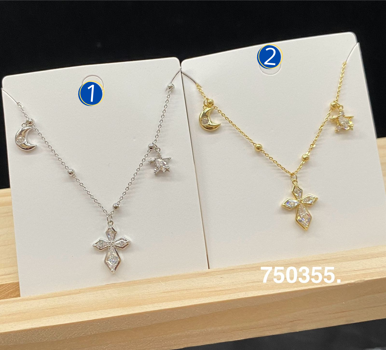 [08/JUNI/26] Collar Dorado y Plateado con Dije M6 Oro Laminado