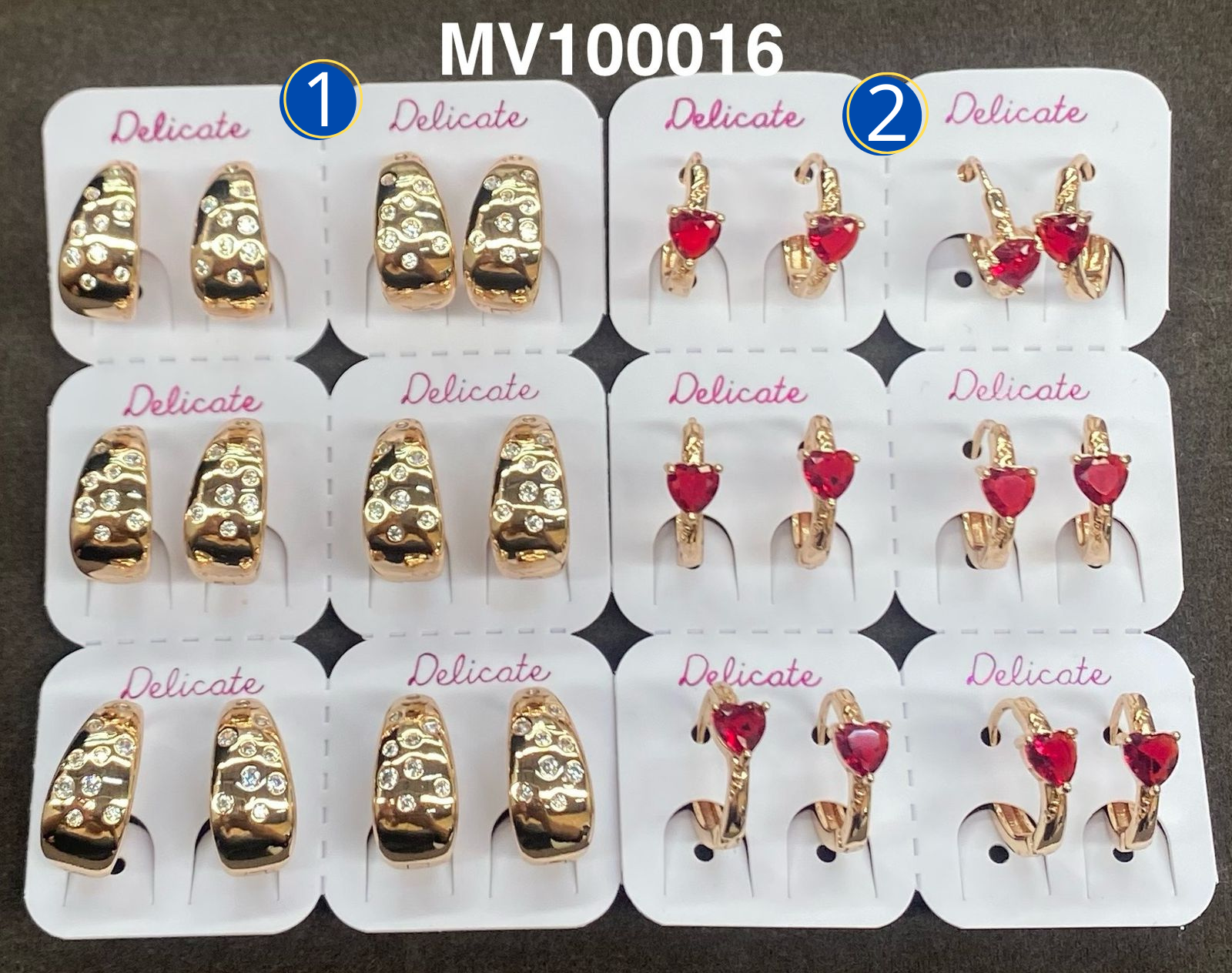 Aretes Huggies Dorados M24 Oro Laminado 11/02/26