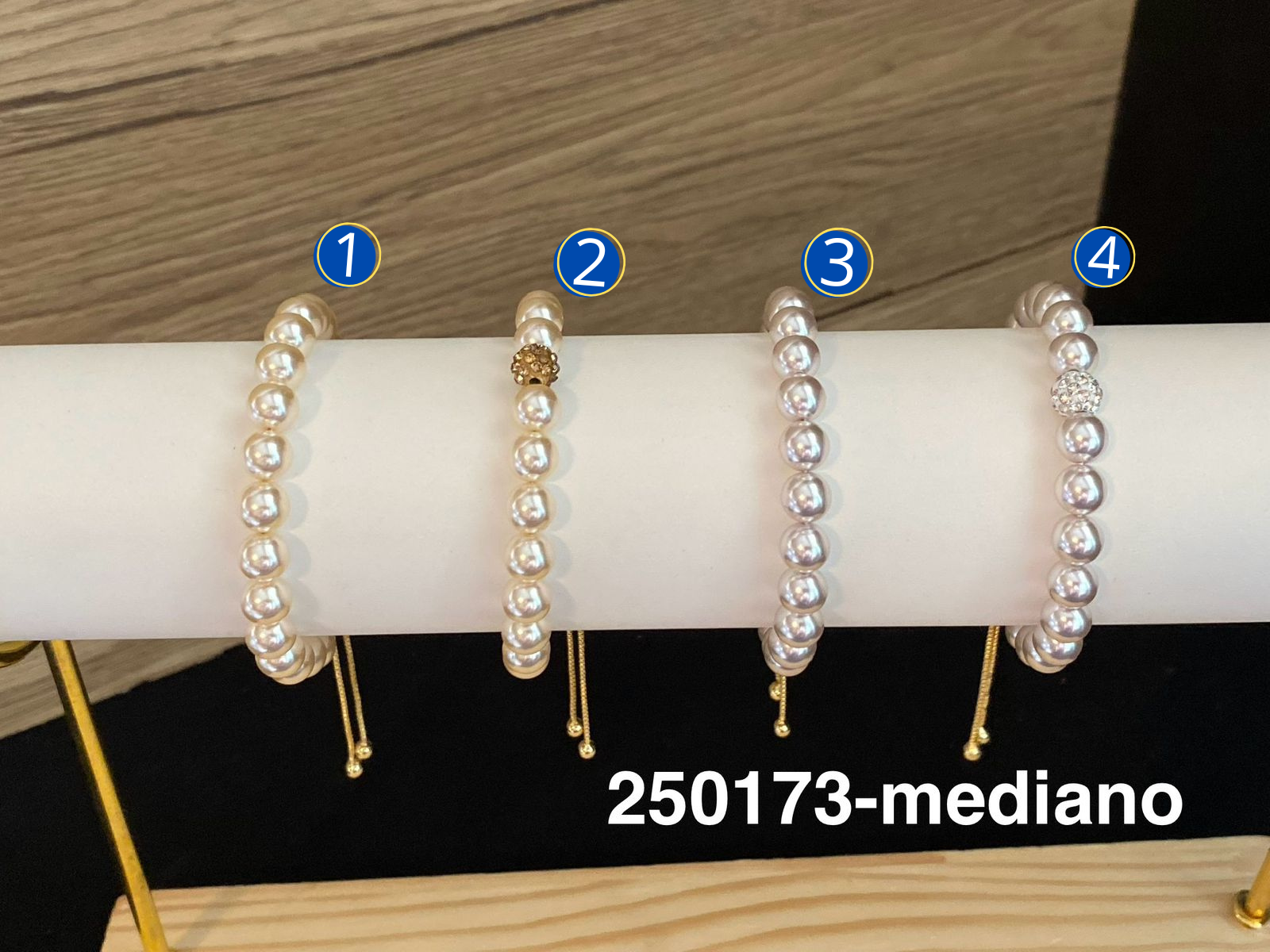 Pulseras Doradas M7 Oro Laminado