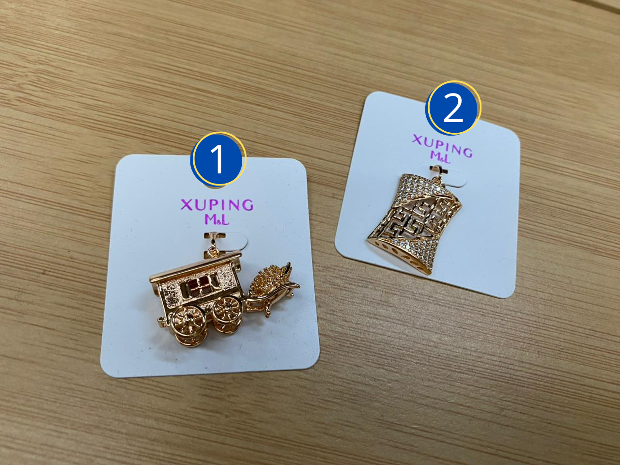 Dijes Xuping Dorados M7 Oro Laminado