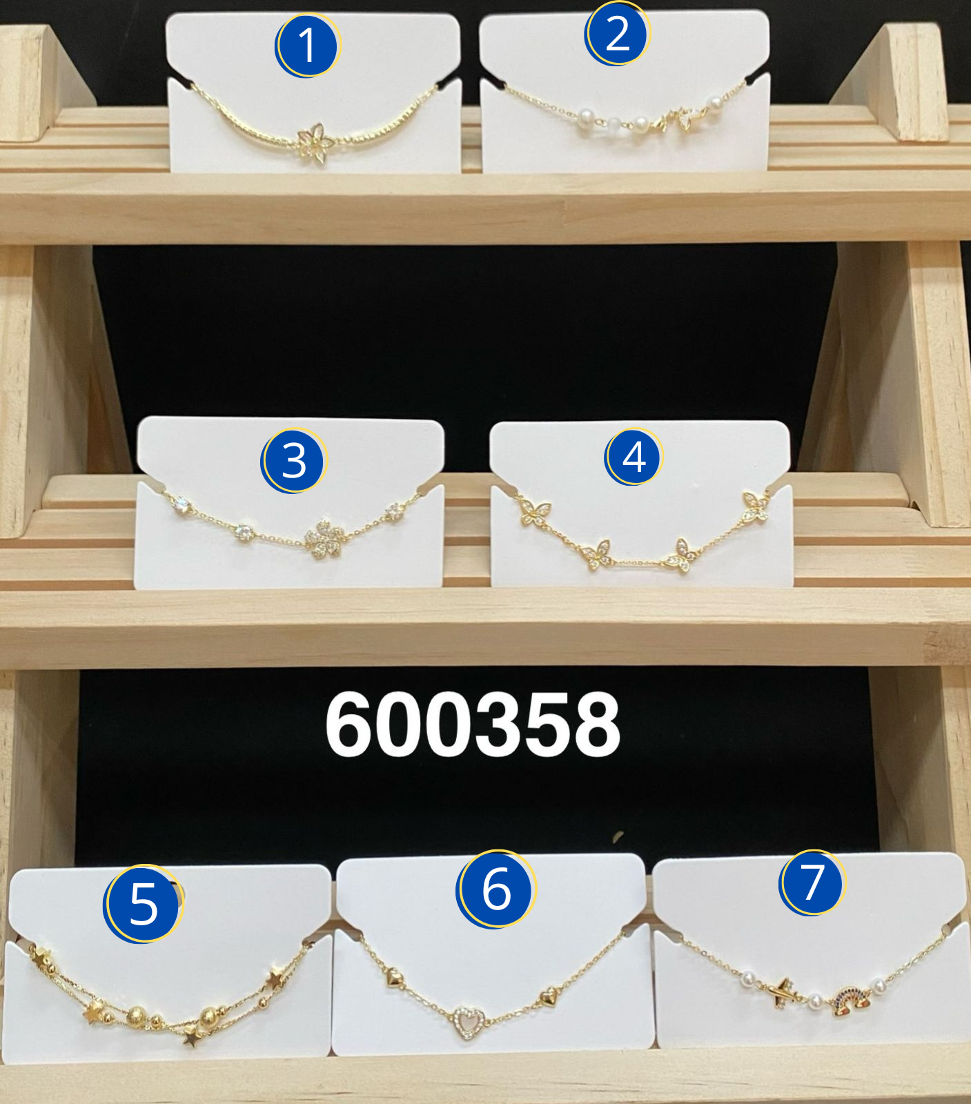 Pulseras Doradas Ansheli M12 Oro Laminado