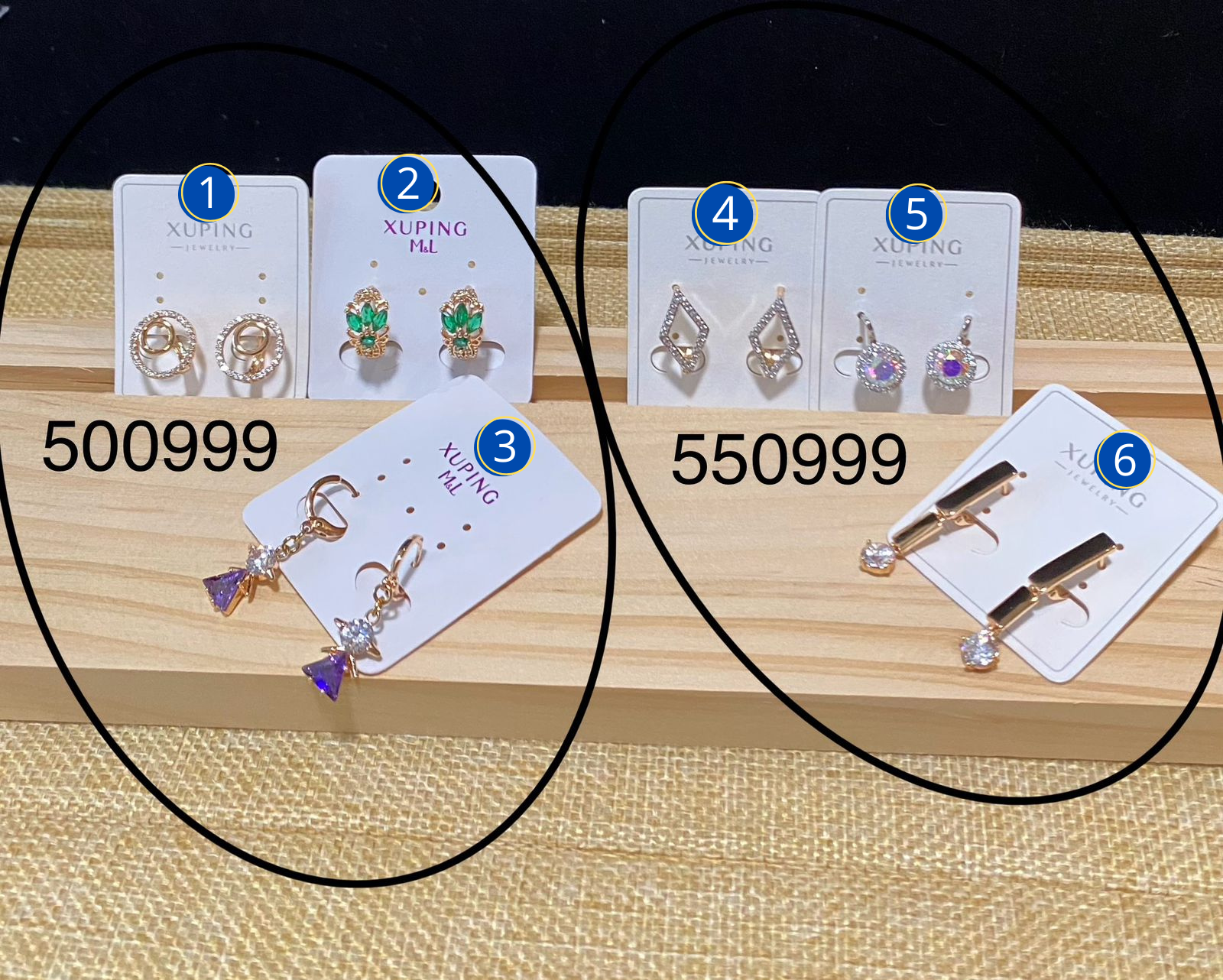 Aretes Xuping Dorados M10 Oro Laminado