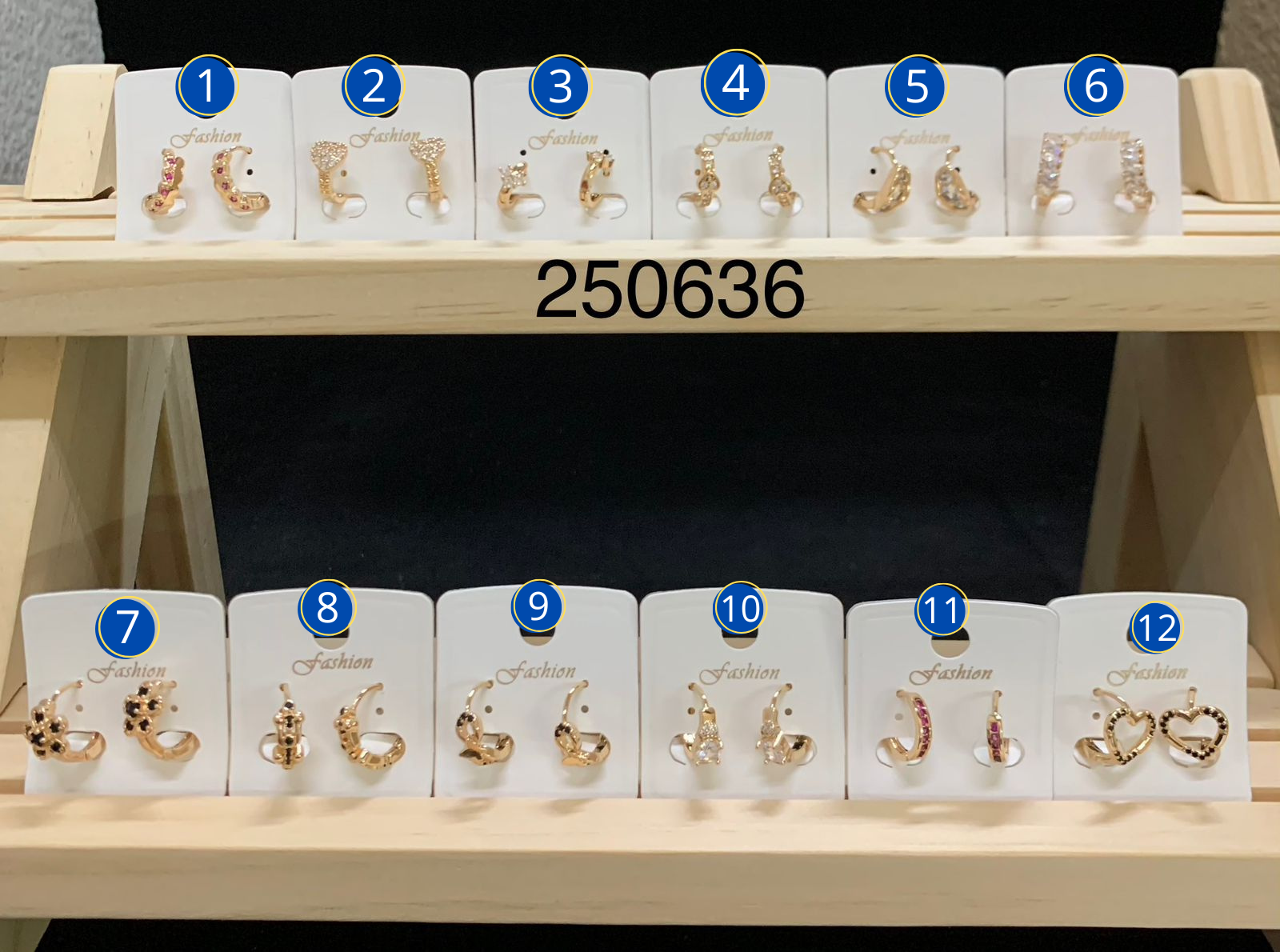 Aretes Huggies M23 ORO LAMINADO