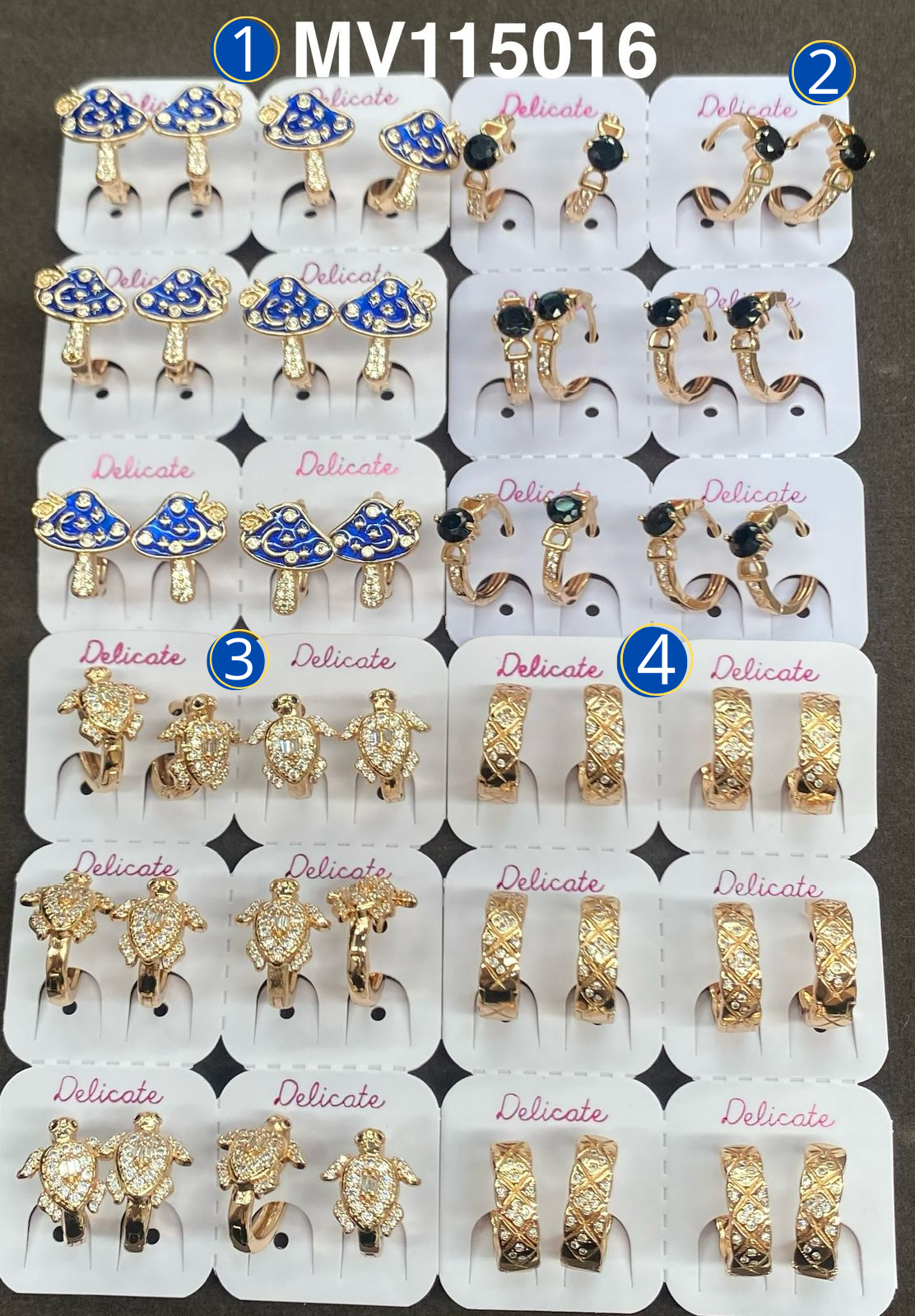 Aretes Huggies Dorados M28 Oro Laminado 11/02/26