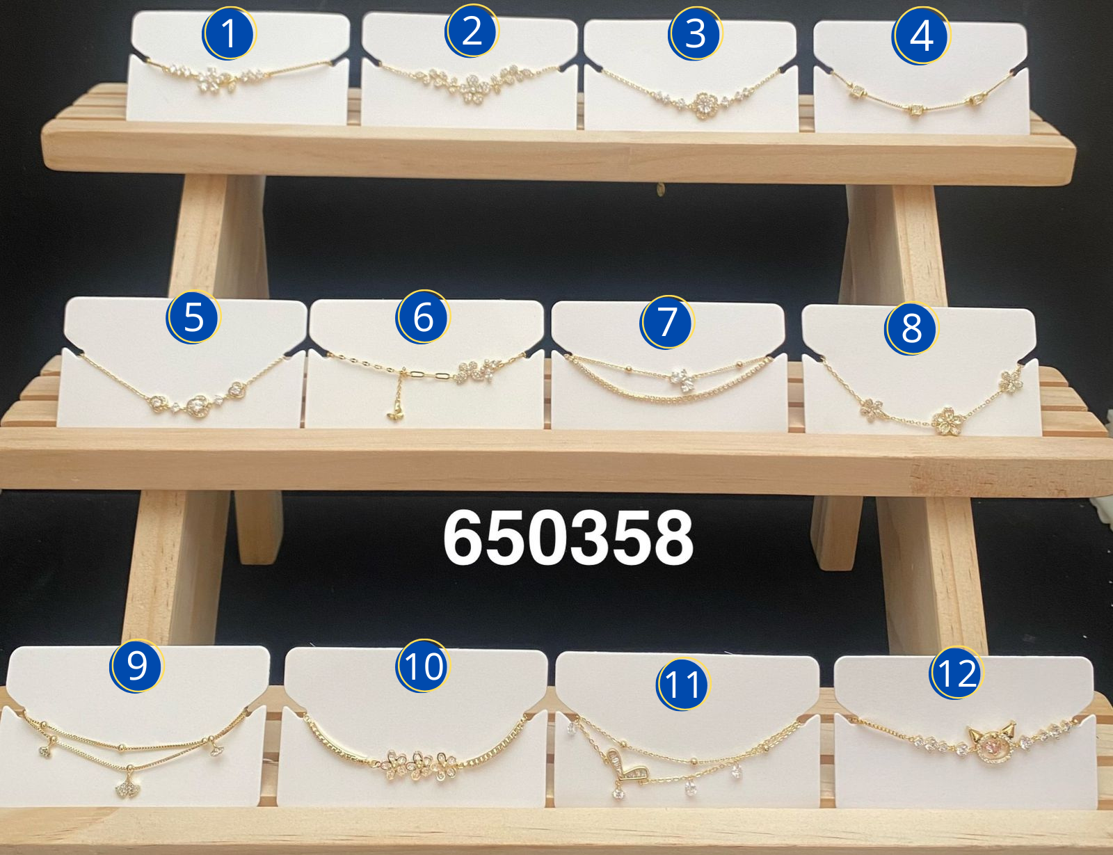 Pulseras Doradas Ansheli M13 Oro Laminado