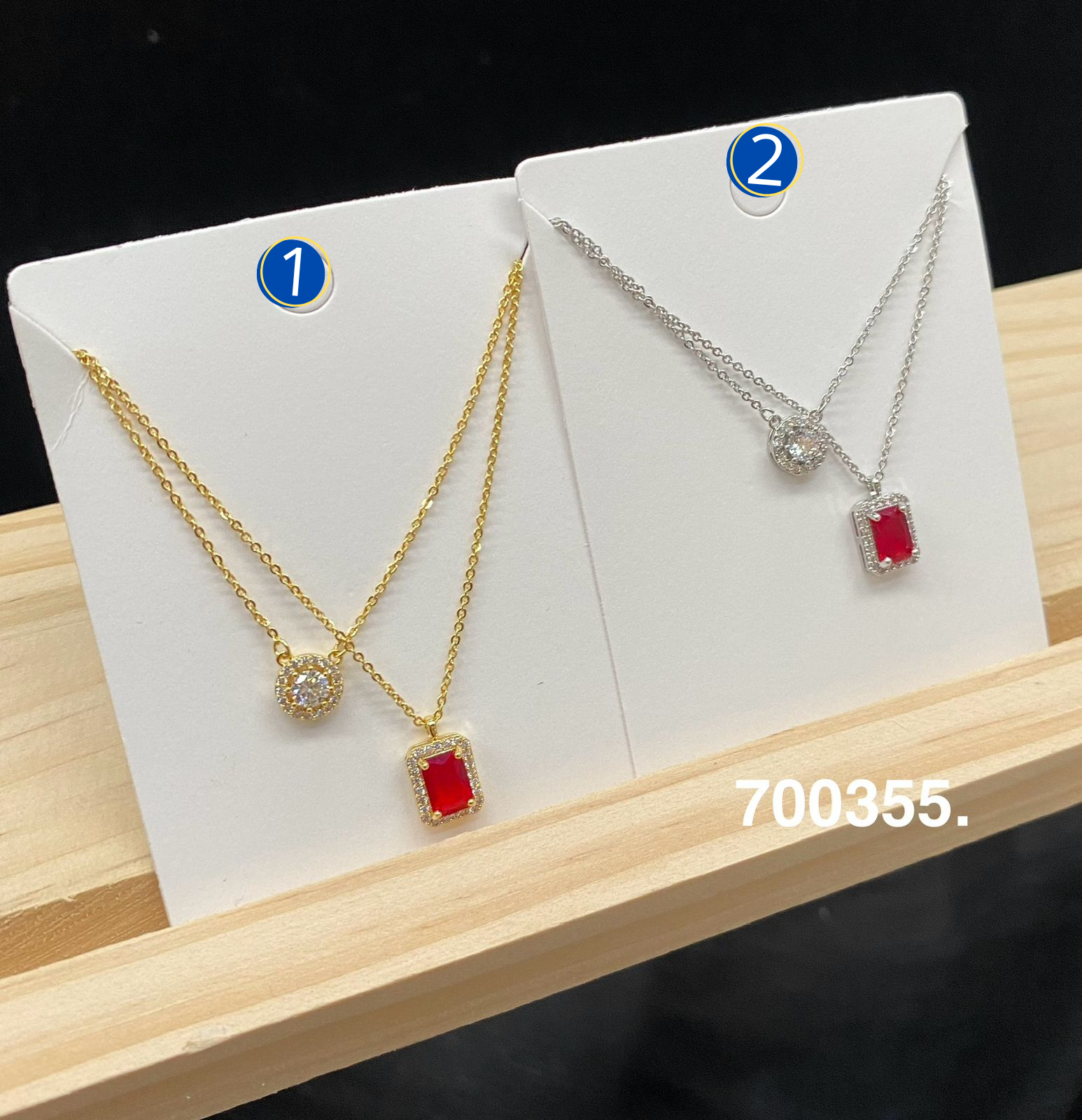 [08/JUNI/26] Collar Dorado y Plateado con Dije M7 Oro Laminado