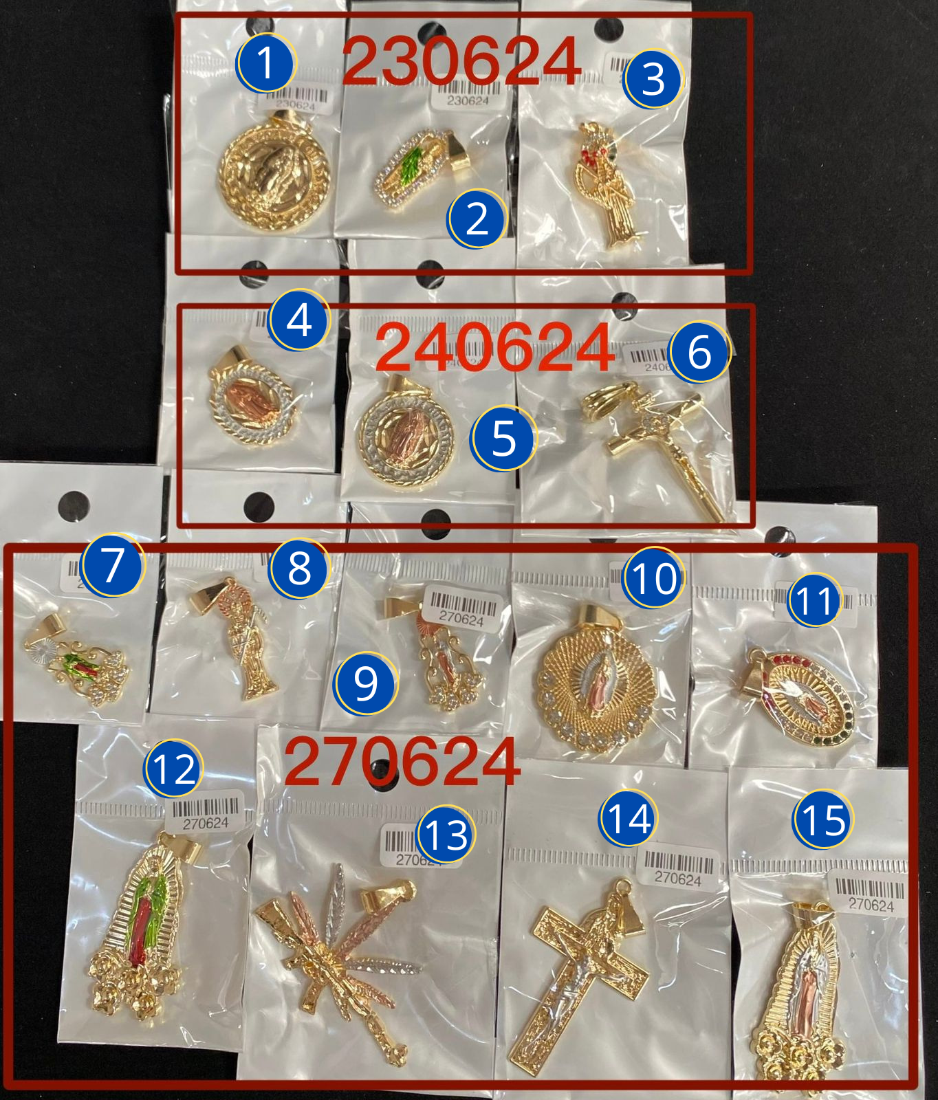 DIJES M12 ORO LAMINADO