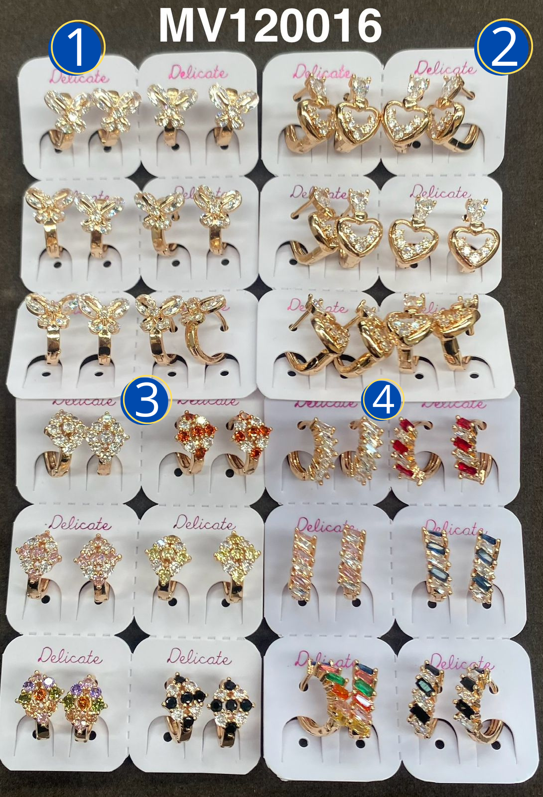 Aretes Huggies Dorados M30 Oro Laminado 11/02/26