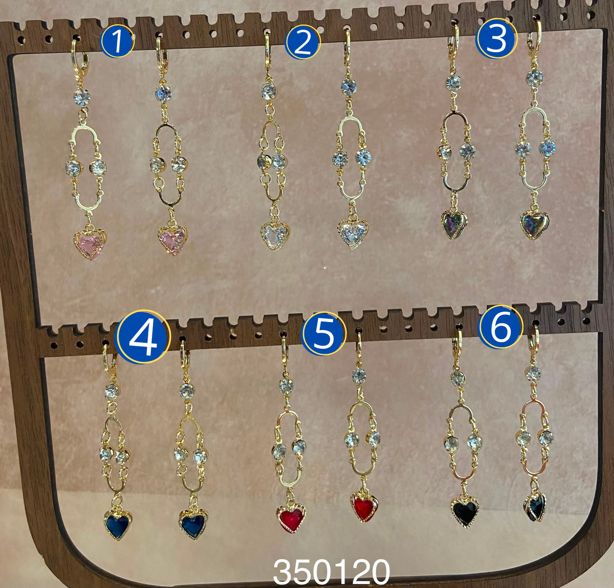 [12/SEPTIEMBRE/26] Aretes Largos Dorados M12 Oro Laminado
