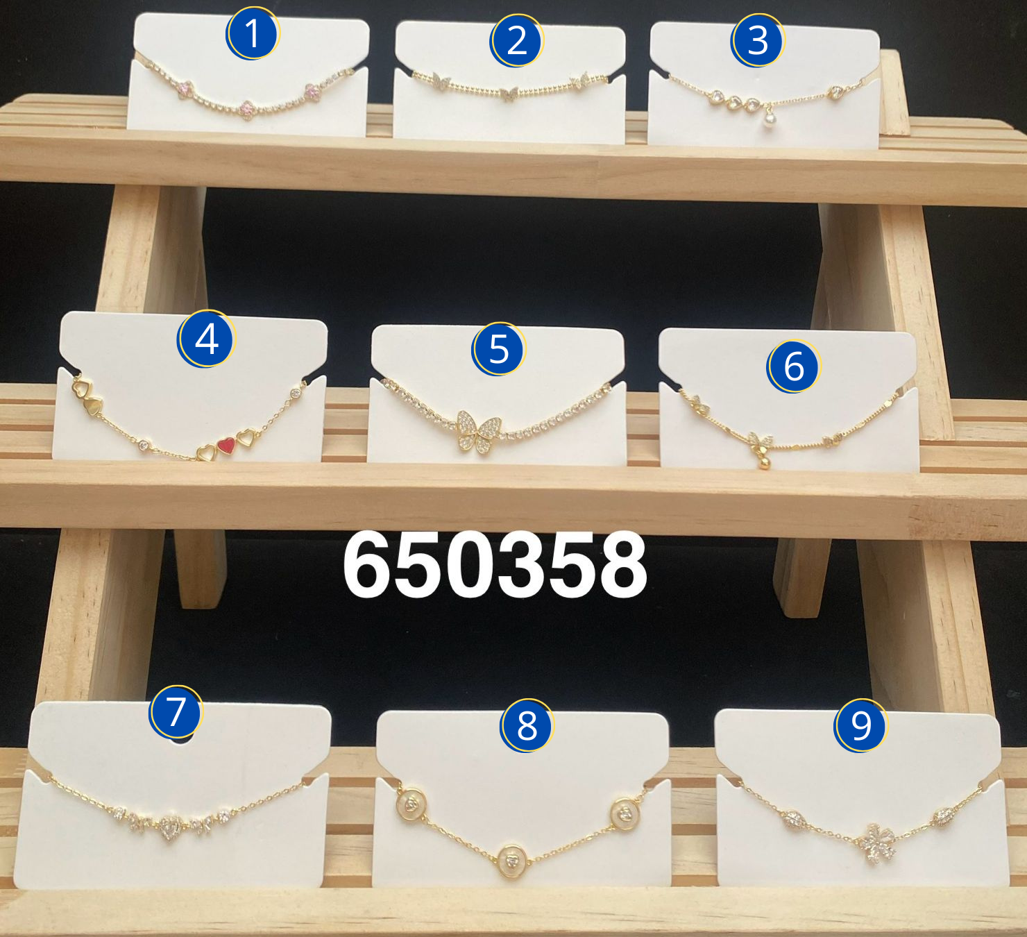 Pulseras Doradas Ansheli M16 Oro Laminado