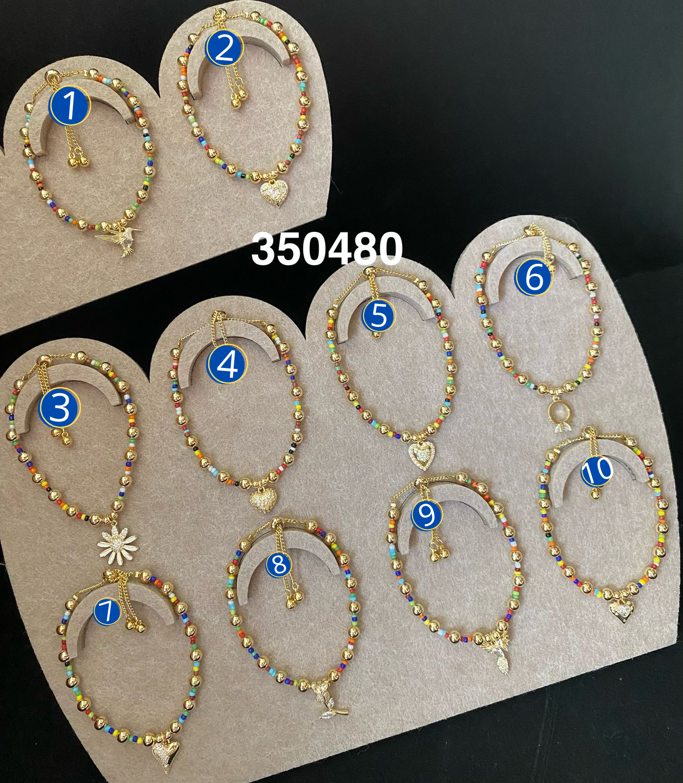 Pulsera Dorada con Dije M17 Oro Laminado