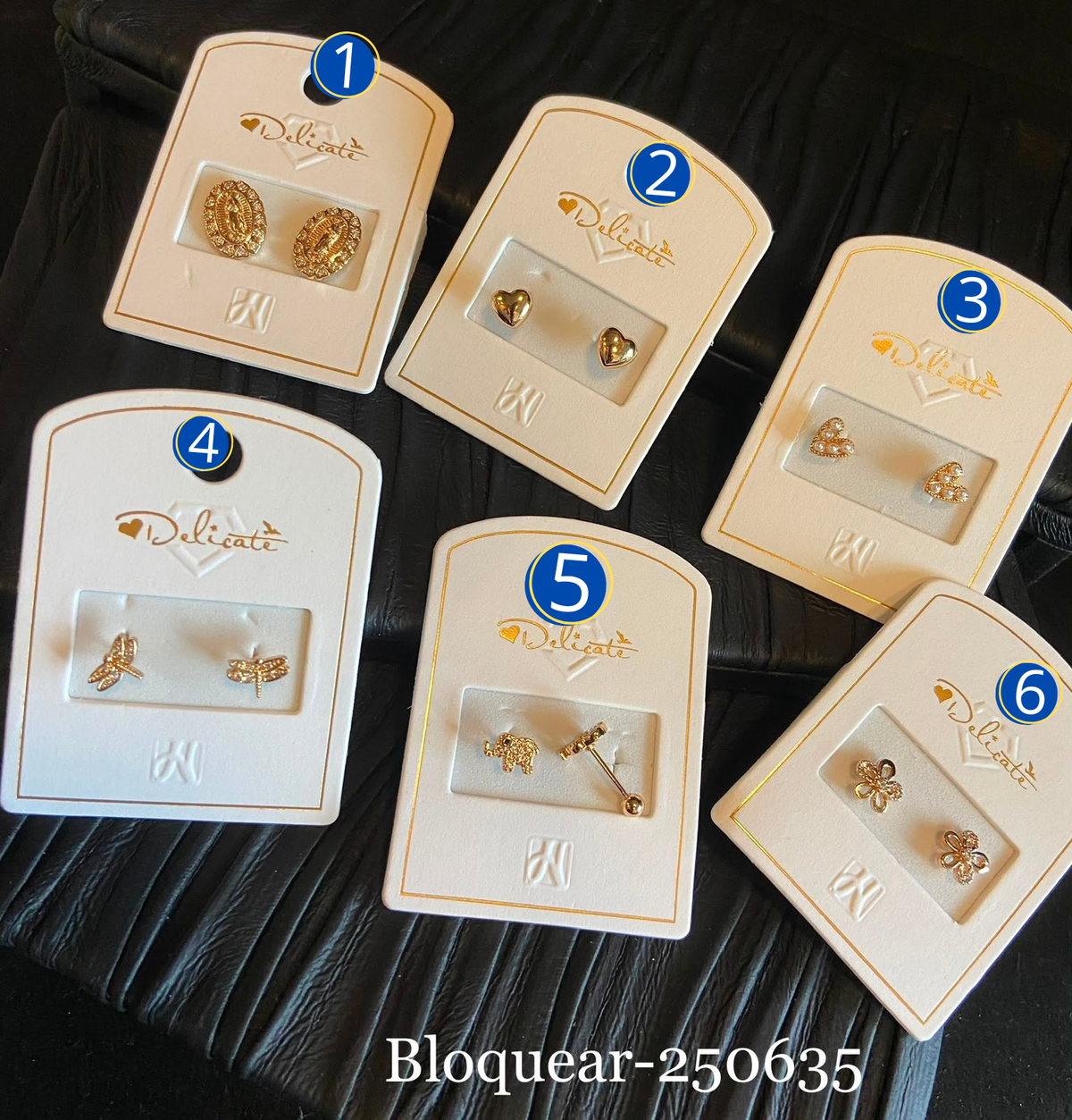 [26/SEPTIEMBRE/26] Broqueles Dorados M4 Oro Laminado