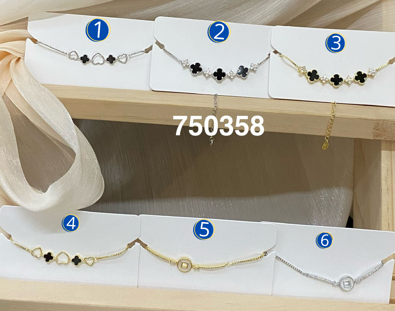 Pulseras Doradas y Plateadas M10 Oro Laminado 03/03/26