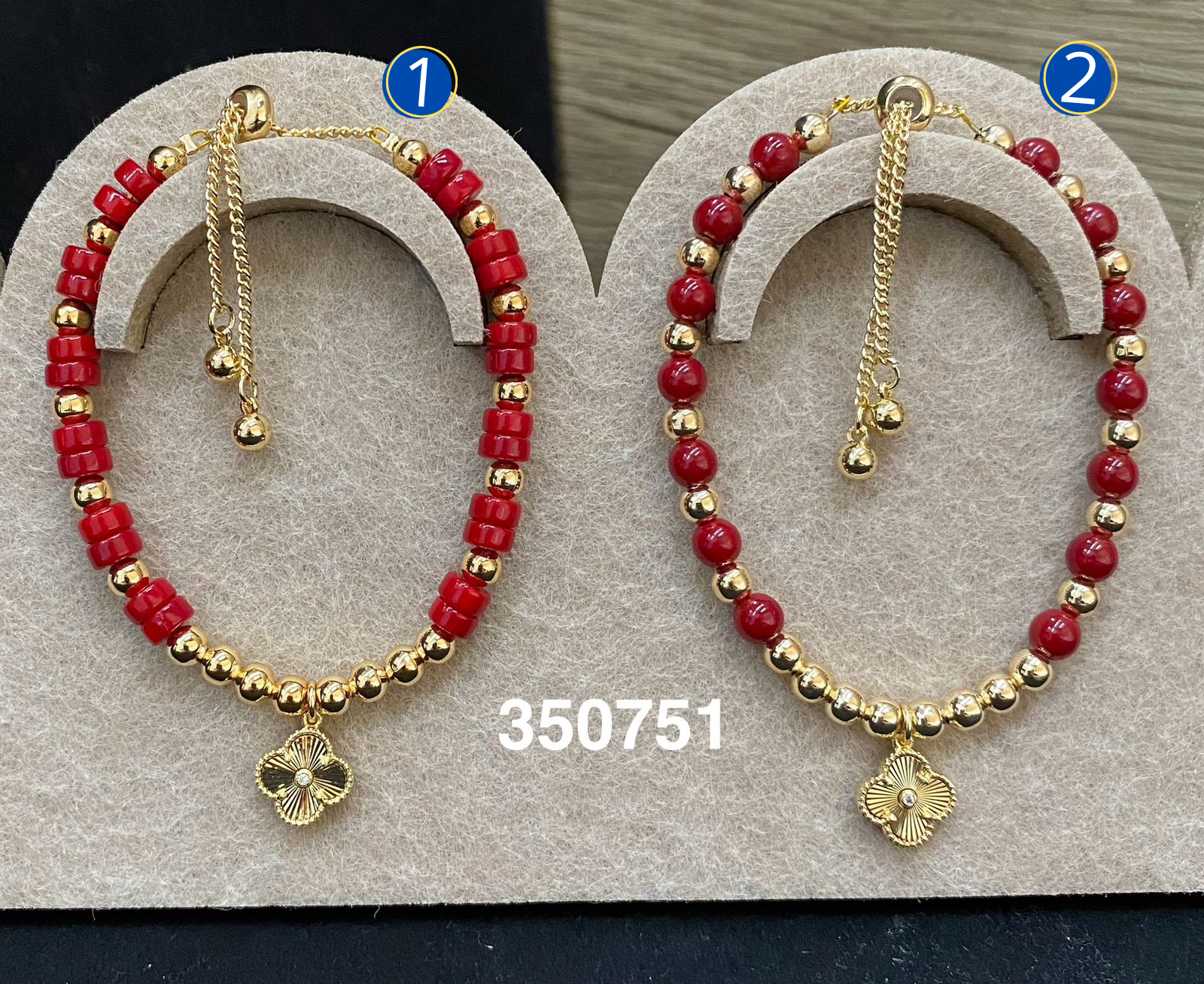 Pulseras Doradas con Dije M12 Oro Laminado 03/03/26