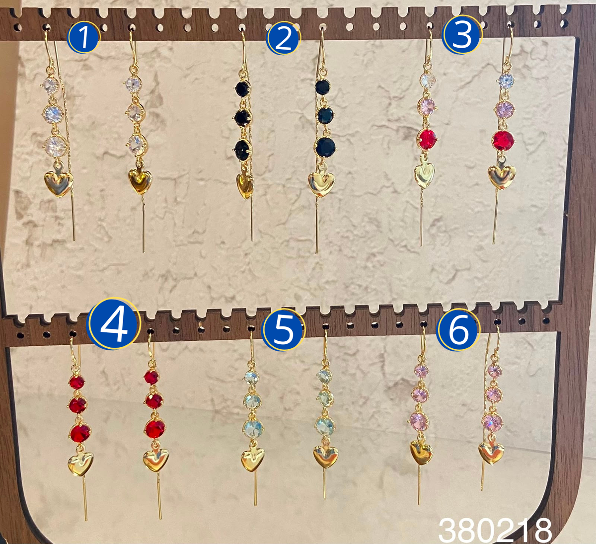 [12/SEPTIEMBRE/26] Aretes Largos Dorados M13 Oro Laminado