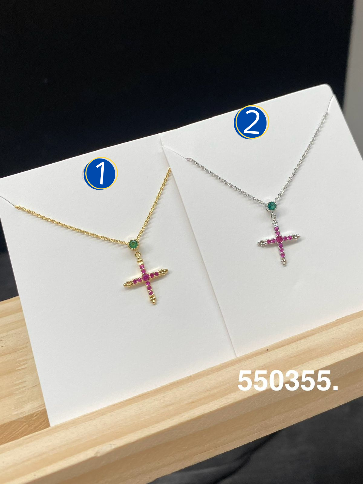 [08/JUNI/26] Collar Dorado y Plateado con Dije M8 Oro Laminado