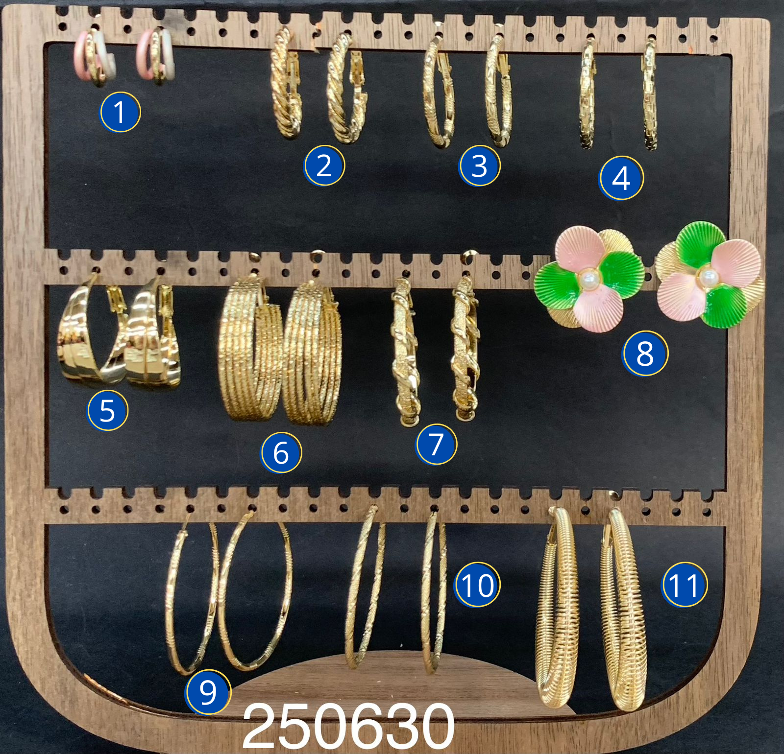 Aretes M4 ORO LAMINADO