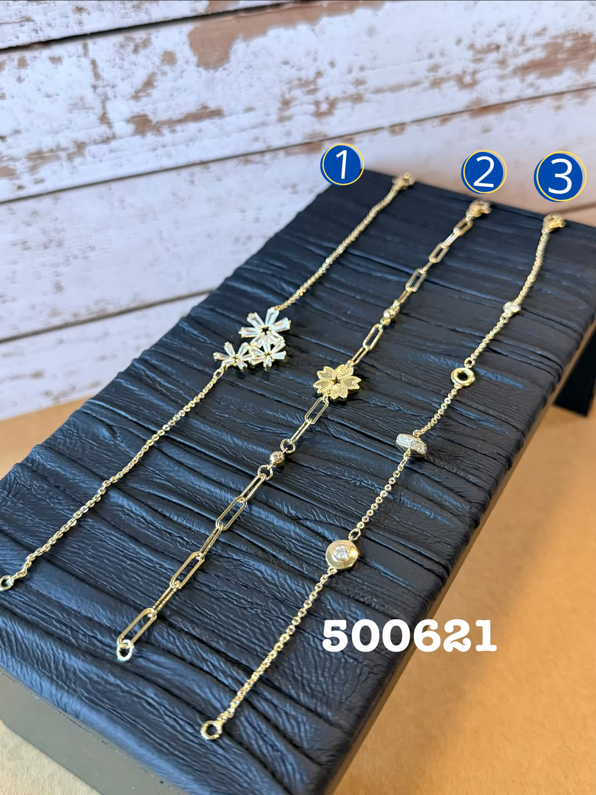 [01/AGOSTO/26] Pulseras Doradas Mv M10 Oro Laminado