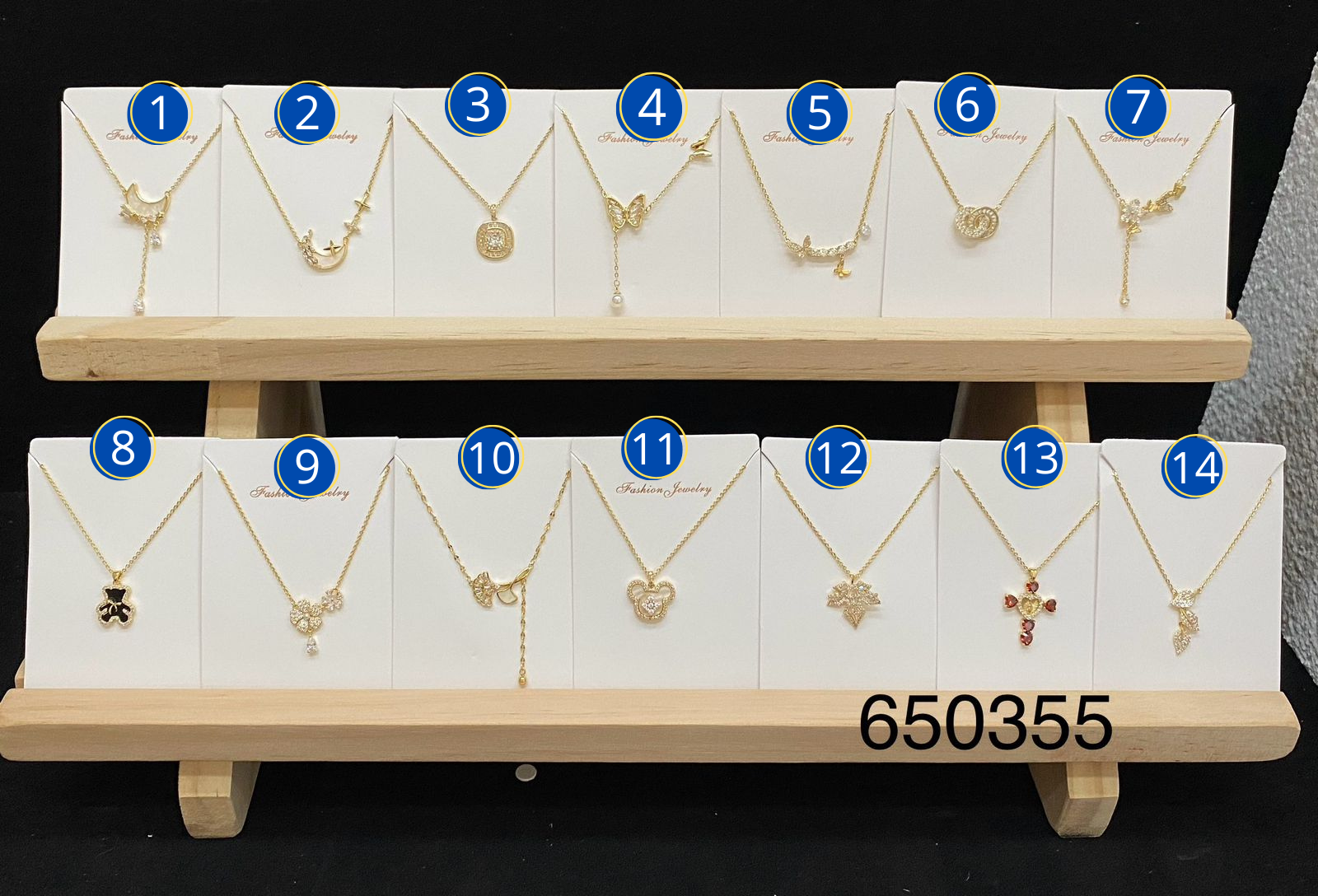 Cadena de ansheli M17 oro laminado