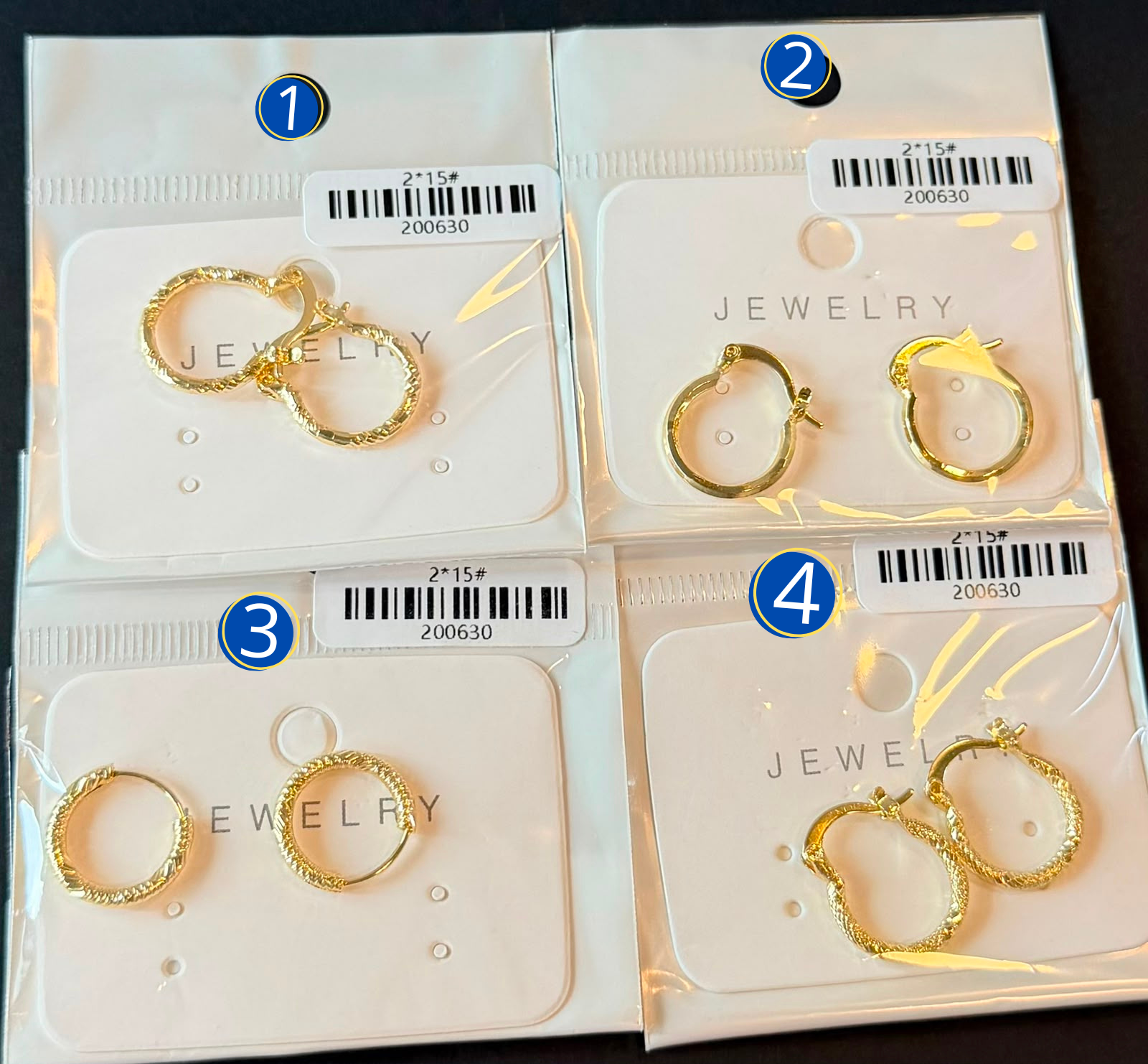 [01/AGOSTO/26] Arracadas Doradas M8 Oro Laminado
