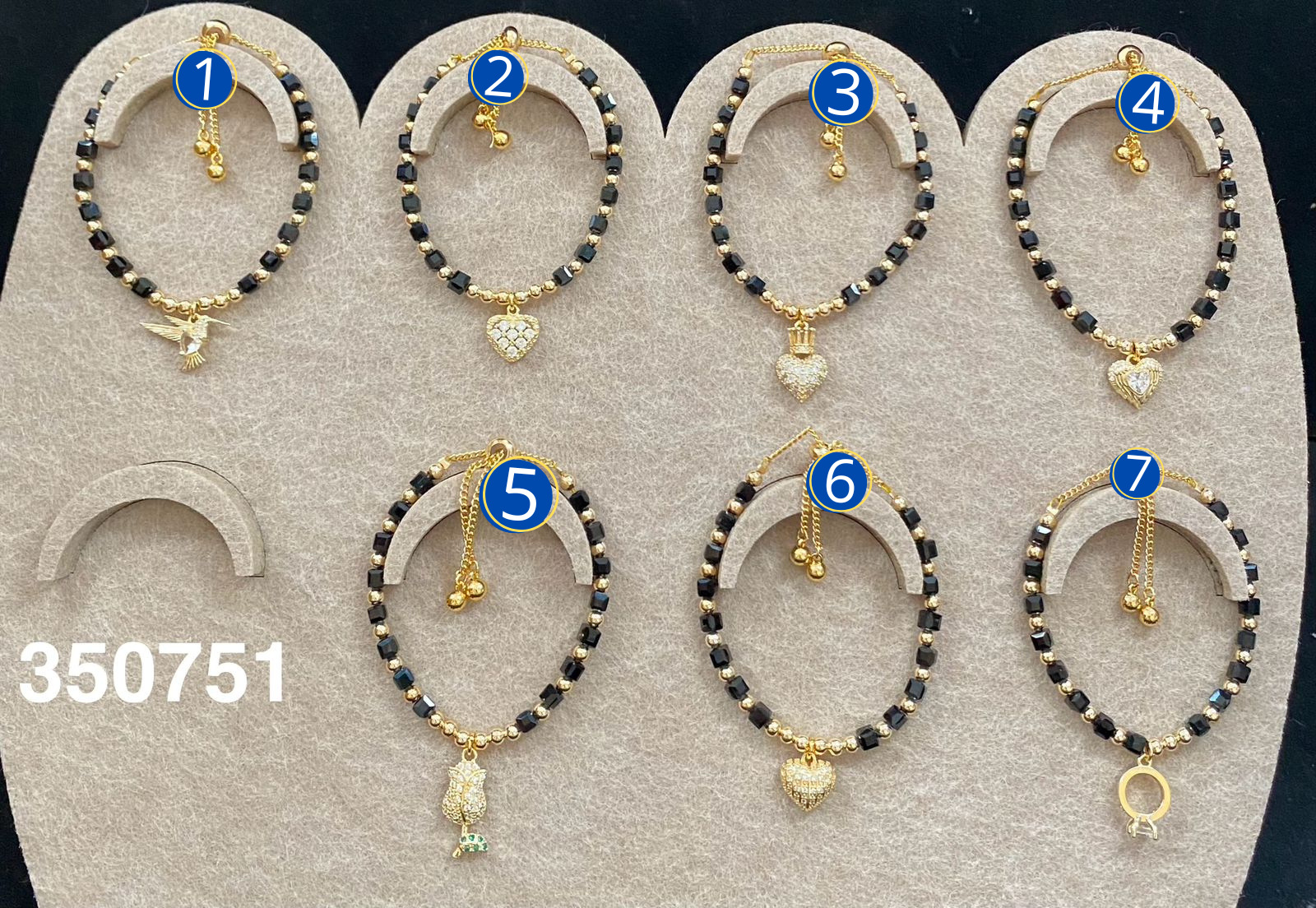 Pulsera Dorada M3 Oro Laminado